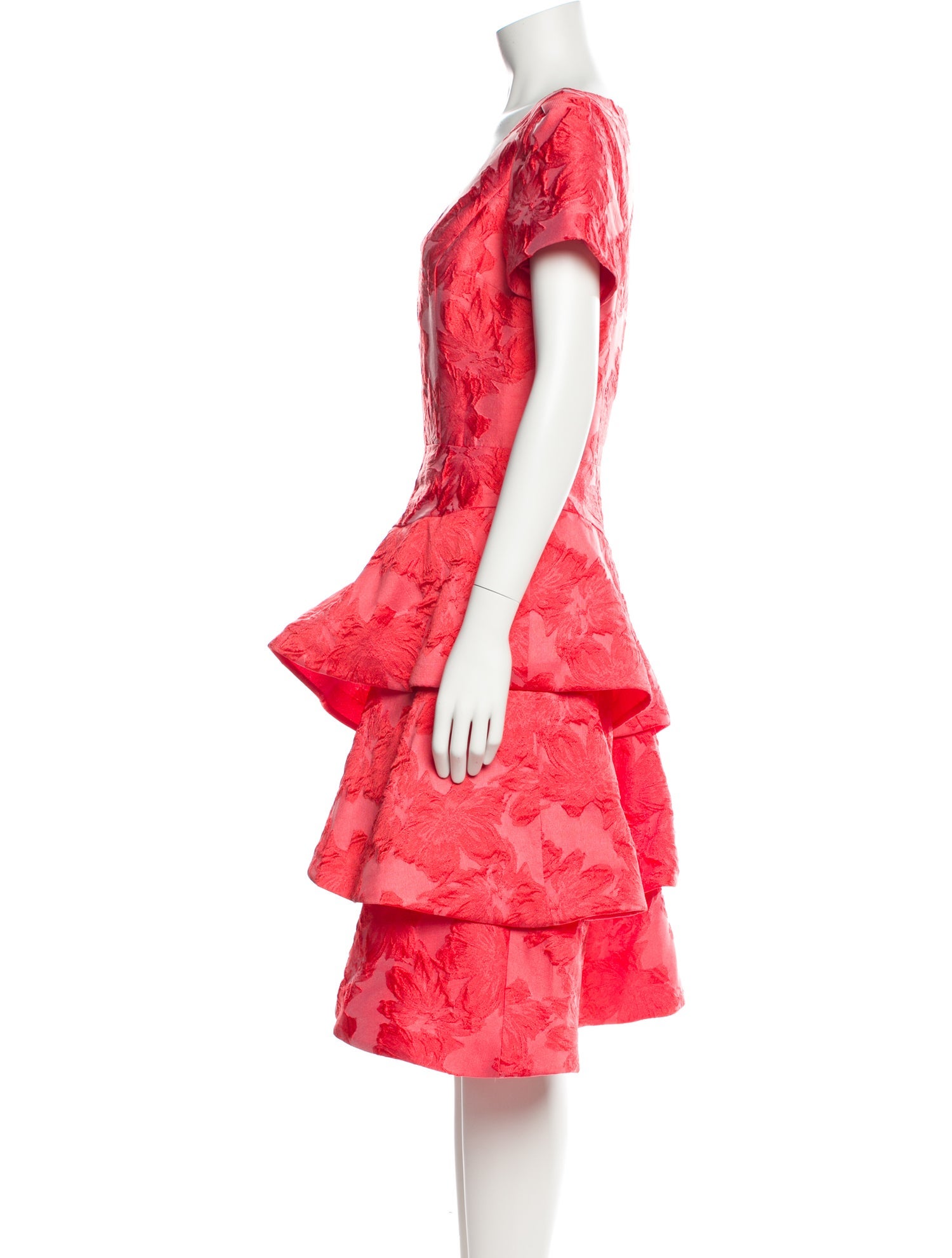 Teri Jon by Rickie Freeman Patterned Knee-Length Dress