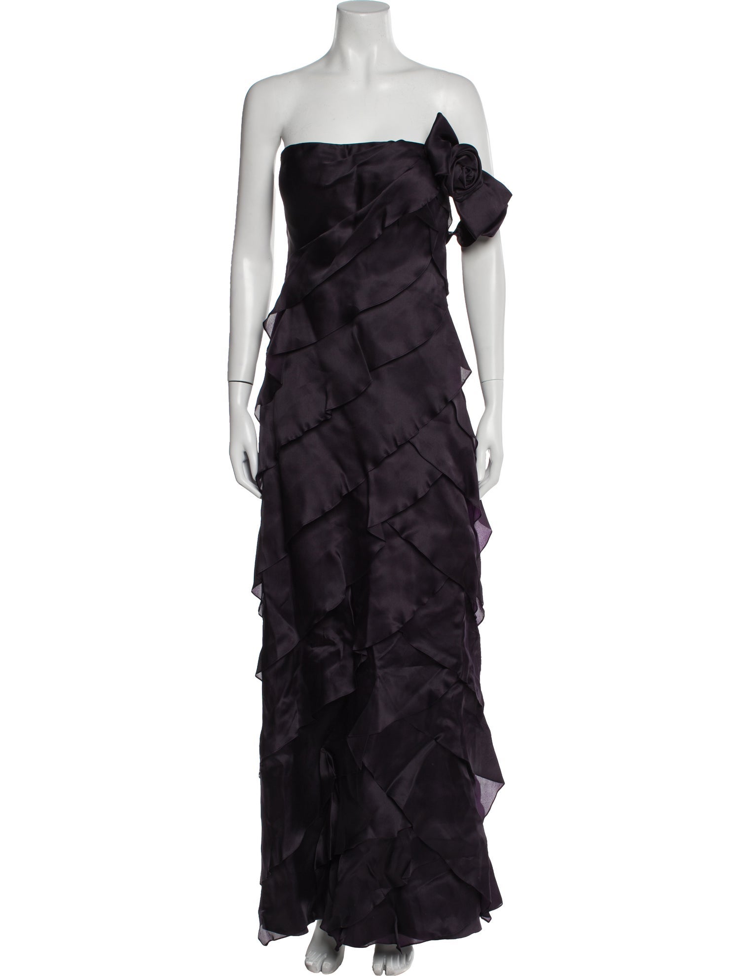 Teri Jon by Rickie Freeman Strapless Long Dress