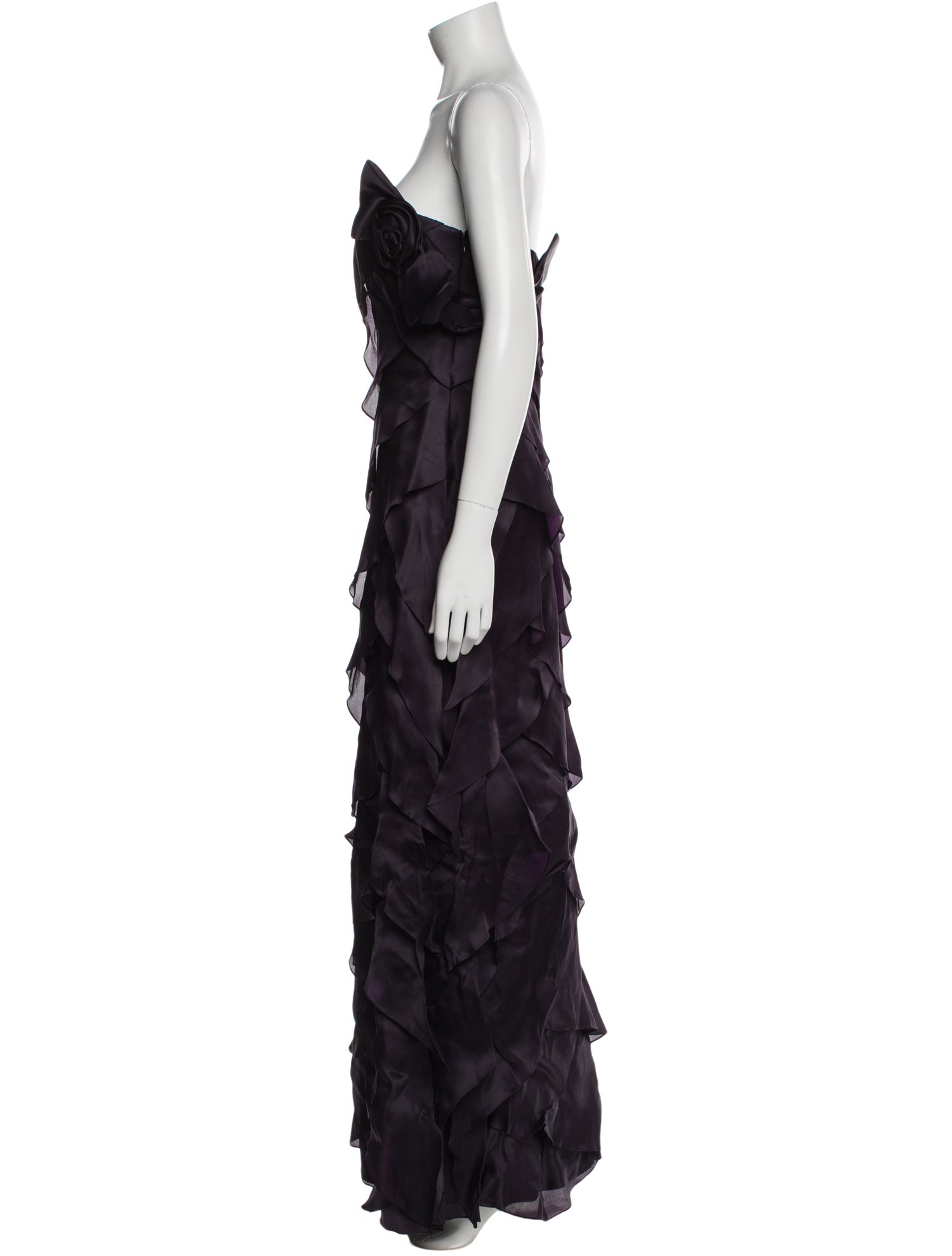 Teri Jon by Rickie Freeman Strapless Long Dress