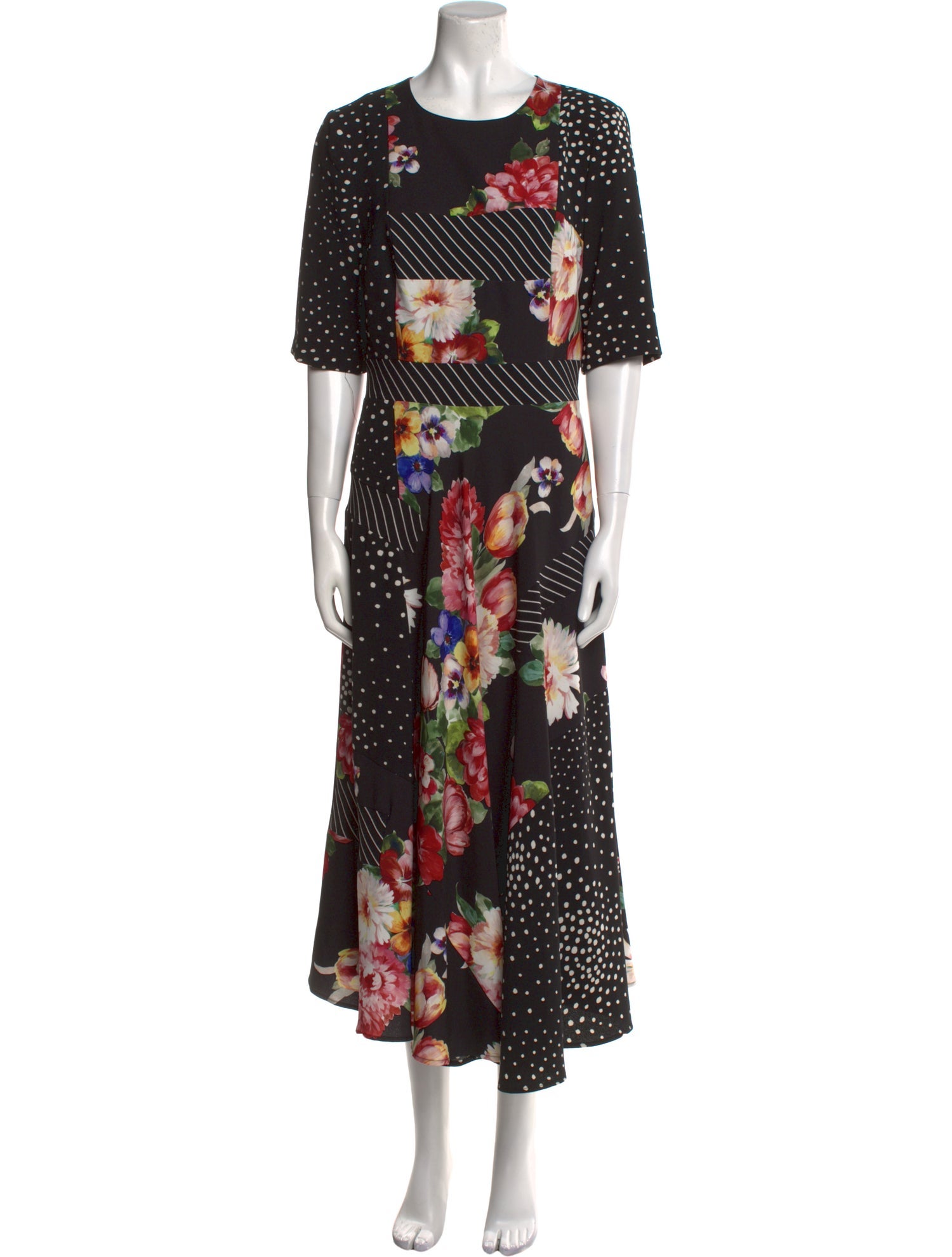 Teri Jon by Rickie Freeman Printed Long Dress
