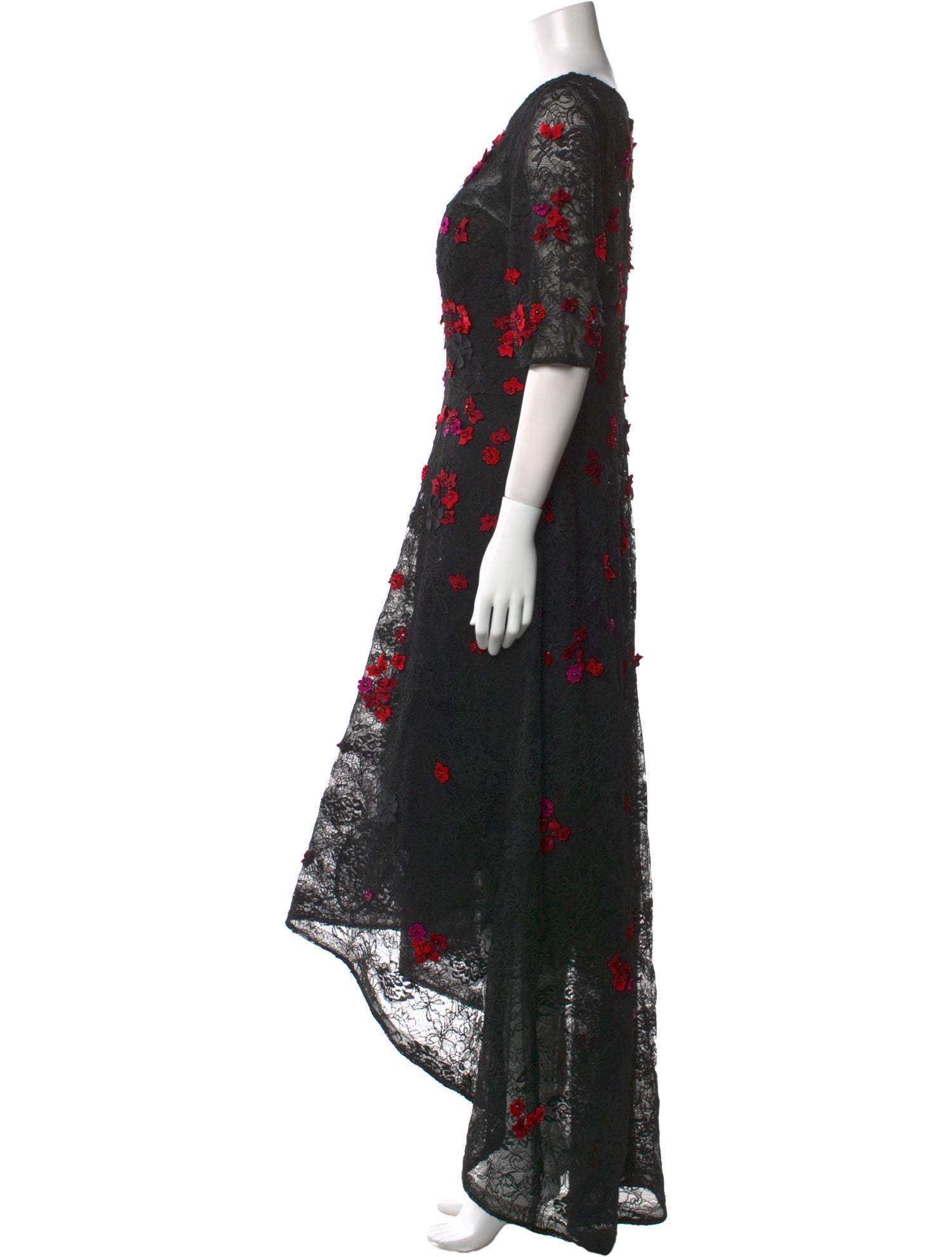 Teri Jon by Rickie Freeman Printed Long Dress
