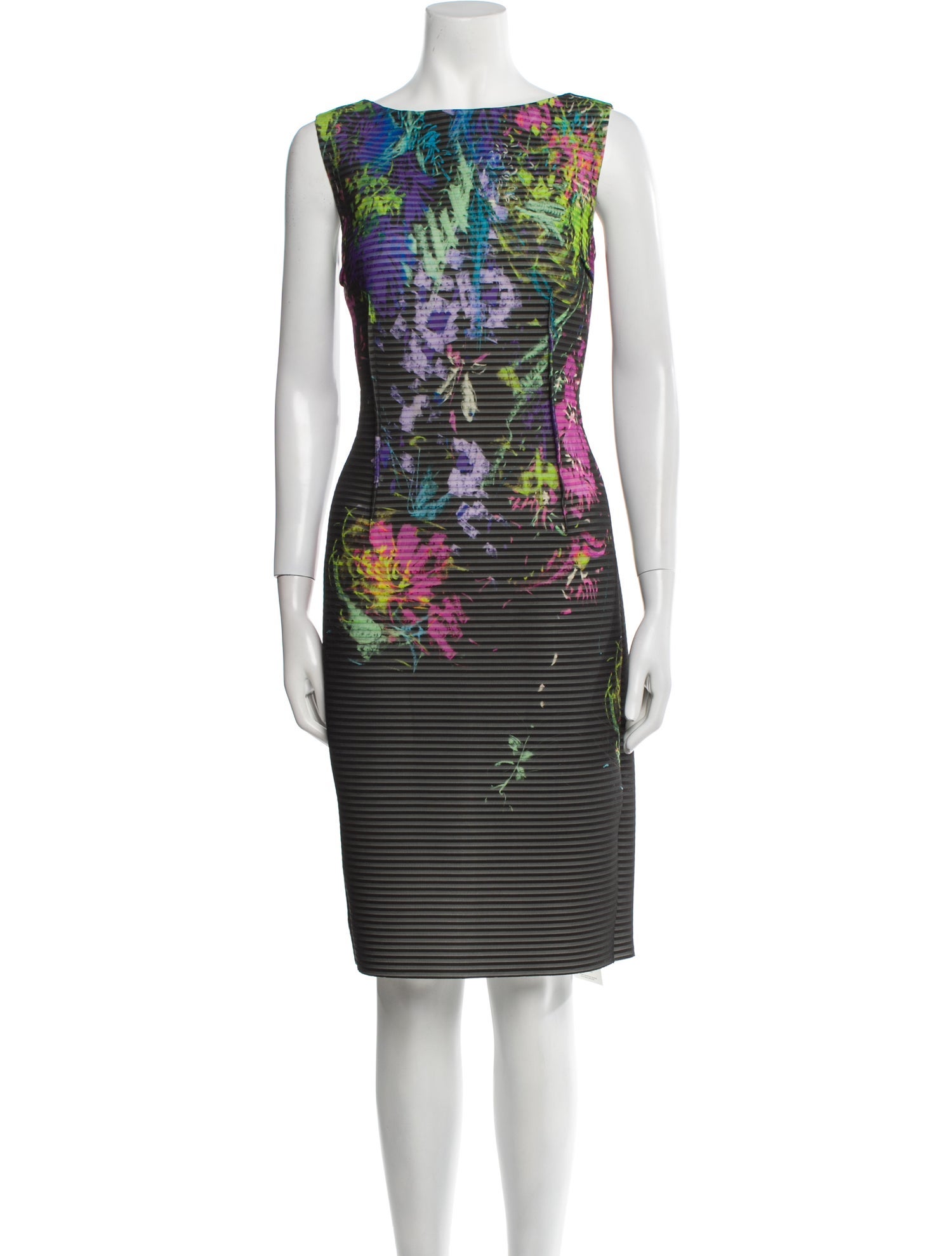Teri Jon by Rickie Freeman Printed Knee-Length Dress