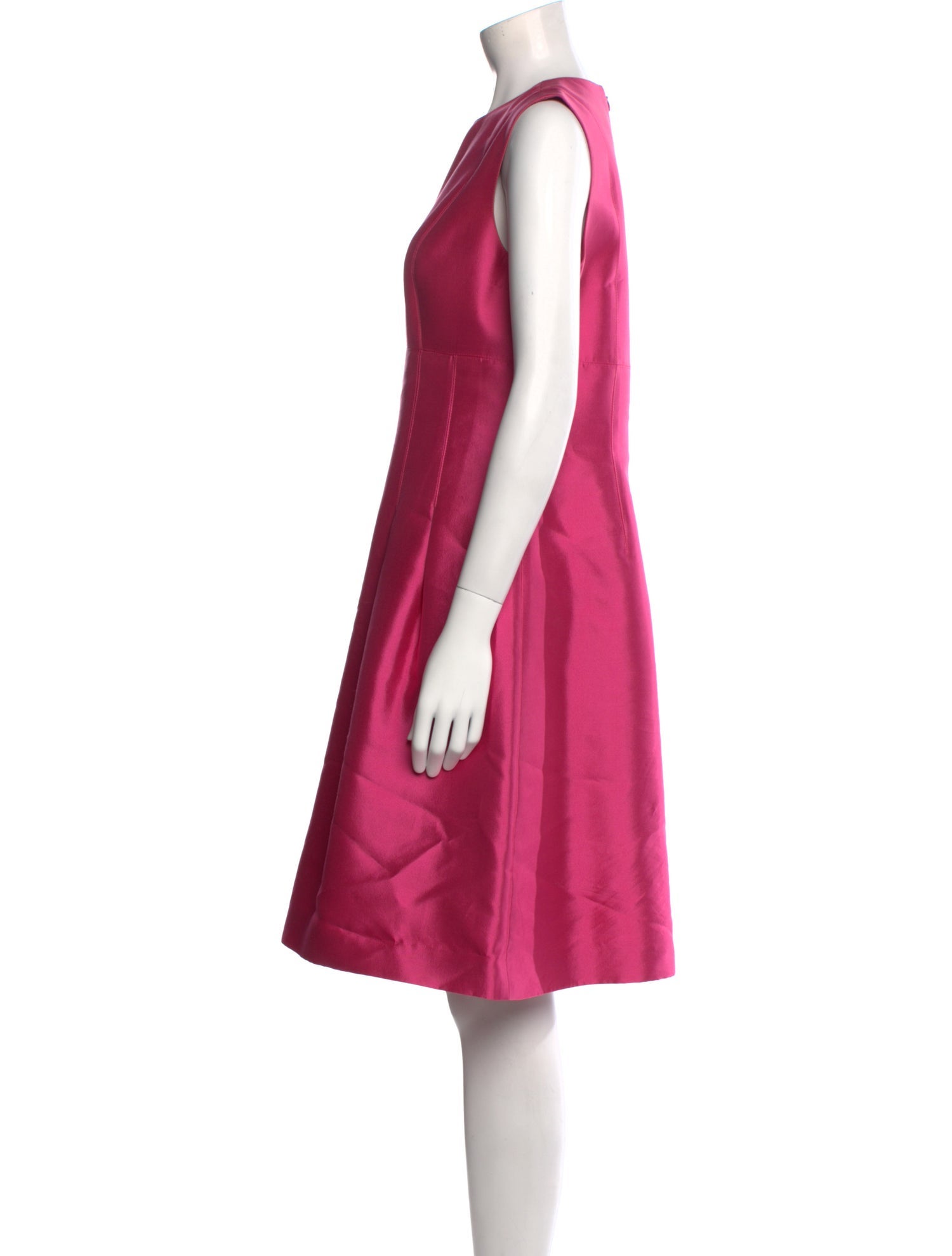 Teri Jon by Rickie Freeman Silk Knee-Length Dress