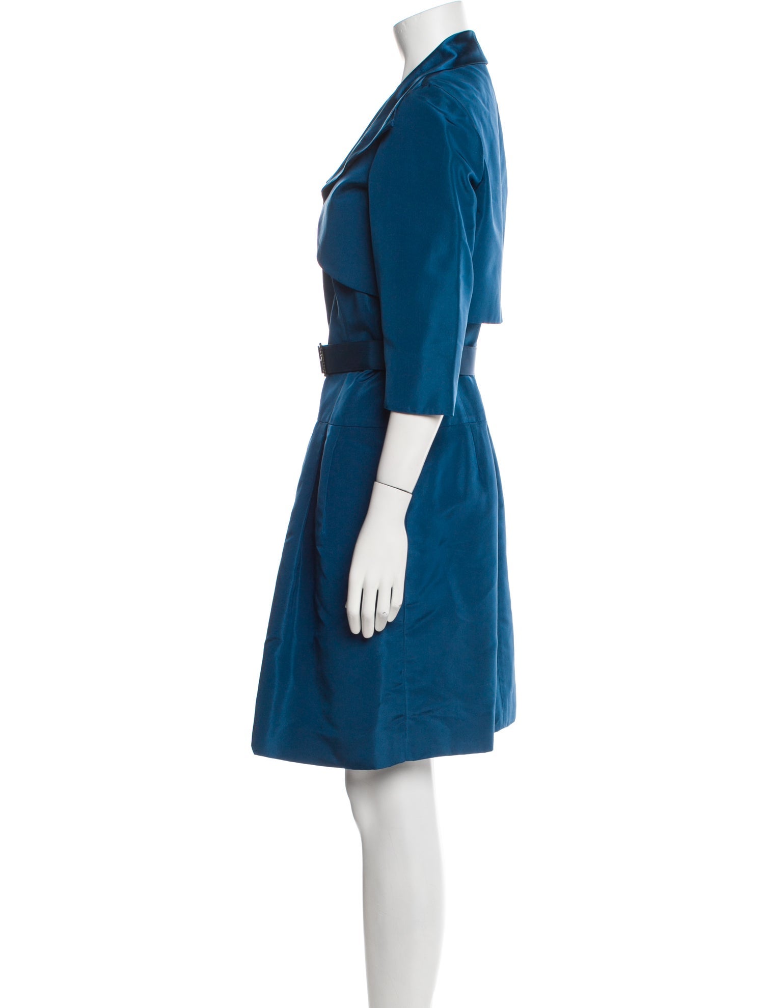 Teri Jon by Rickie Freeman Silk Dress Set