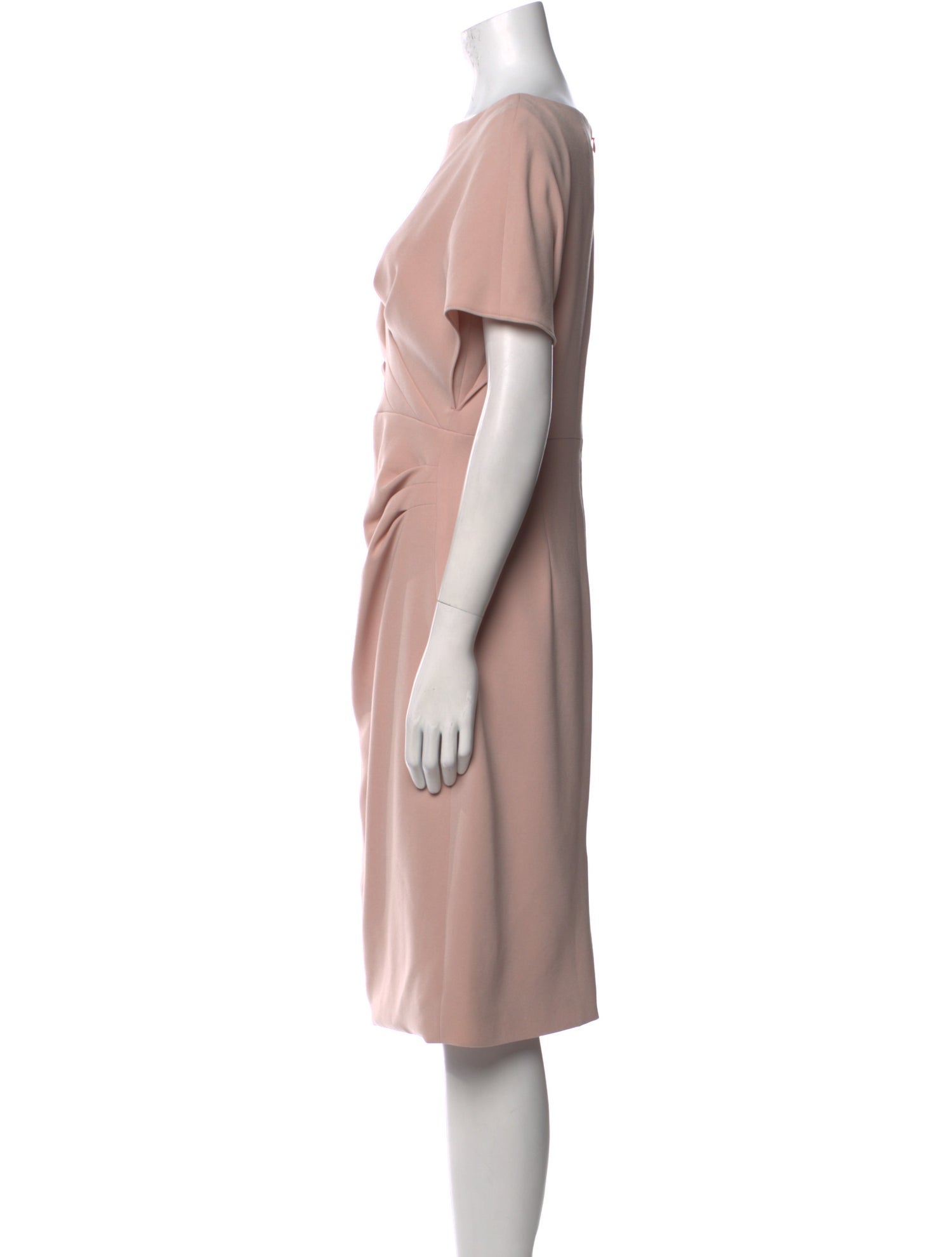 Teri Jon by Rickie Freeman Cowl Neck Knee-Length Dress w/ Tags