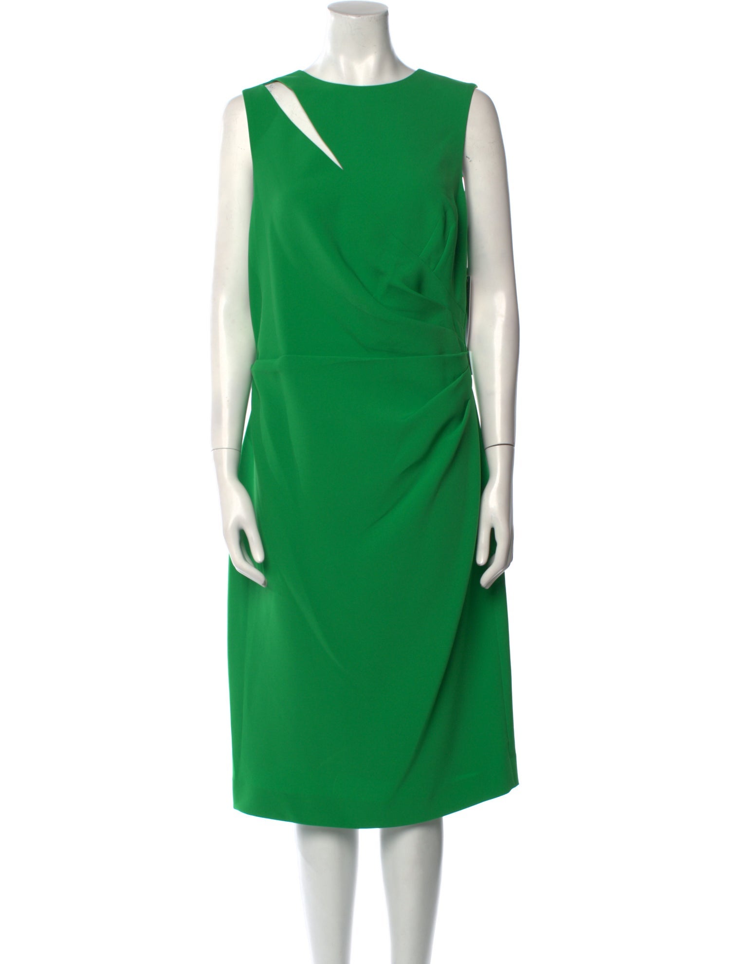 Teri Jon by Rickie Freeman Bateau Neckline Knee-Length Dress w/ Tags