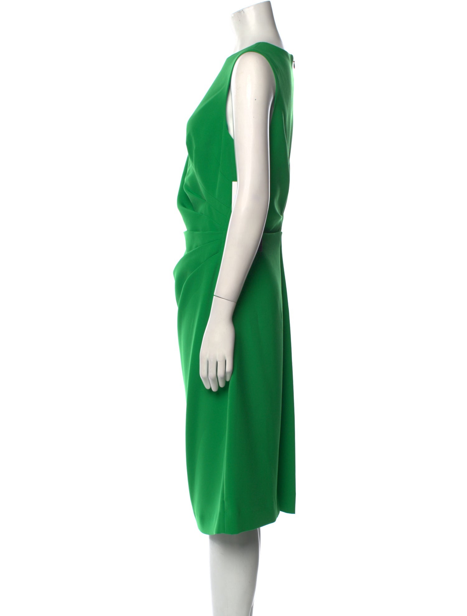 Teri Jon by Rickie Freeman Bateau Neckline Knee-Length Dress w/ Tags