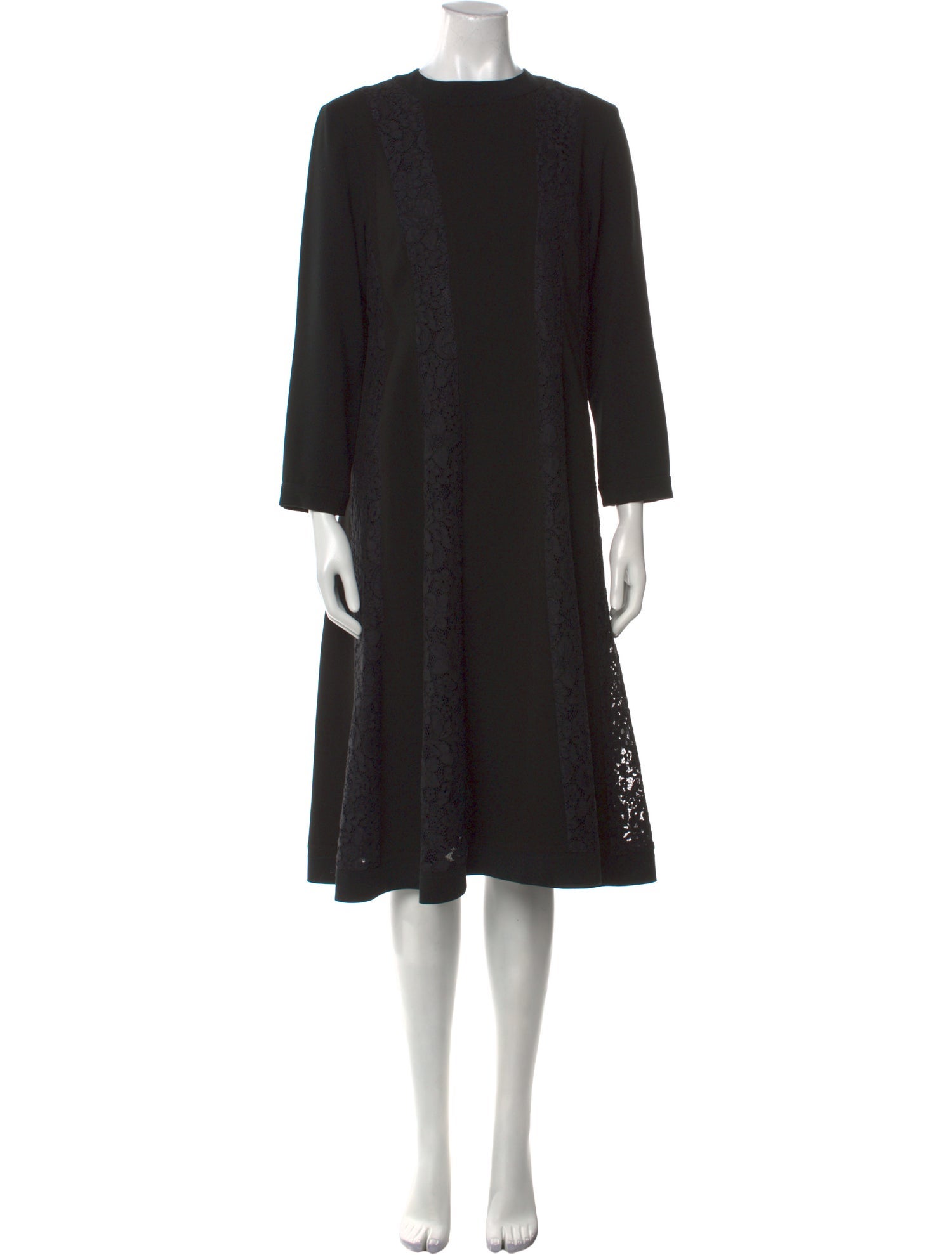 Teri Jon by Rickie Freeman Wool Midi Length Dress