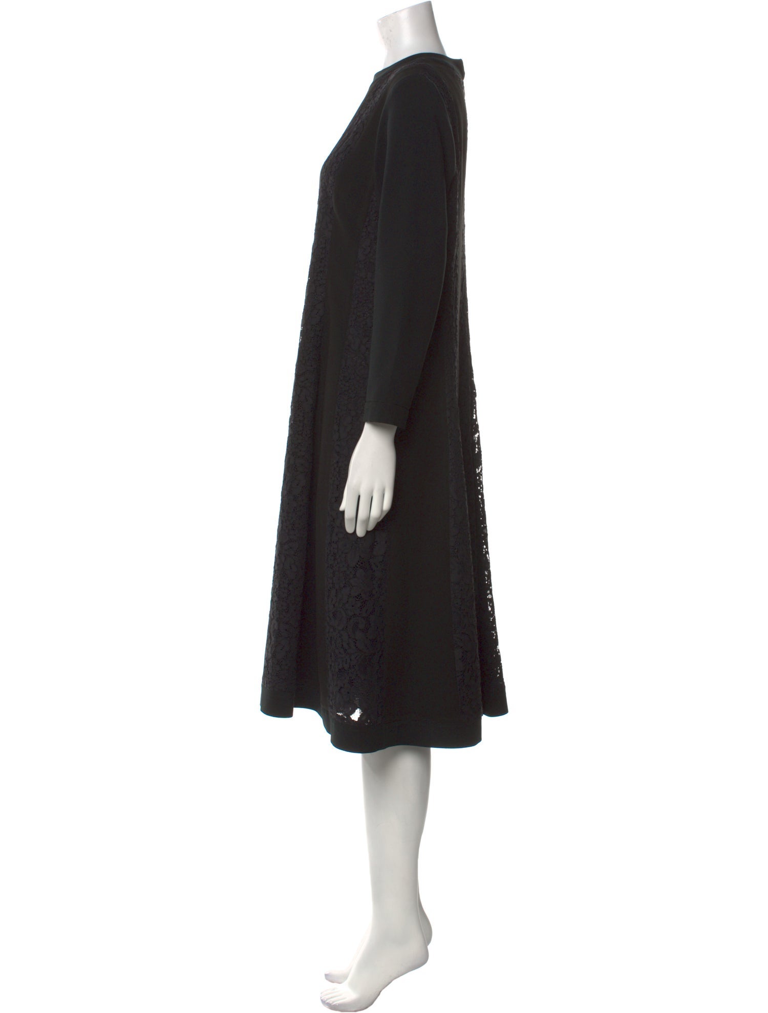 Teri Jon by Rickie Freeman Wool Midi Length Dress