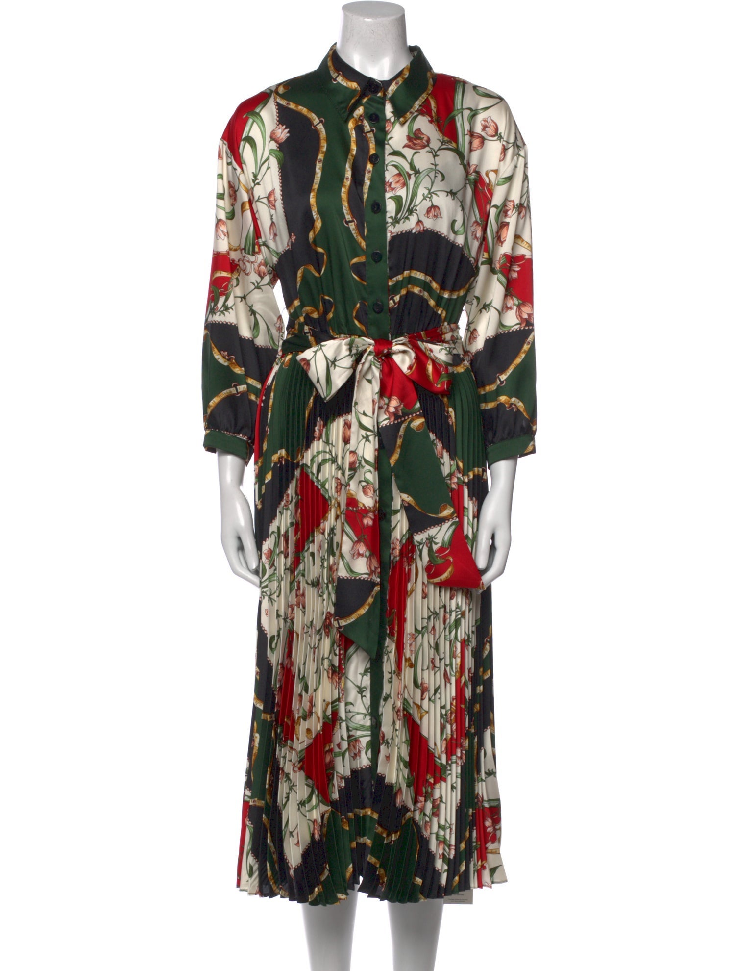 Teri Jon by Rickie Freeman Printed Midi Length Dress