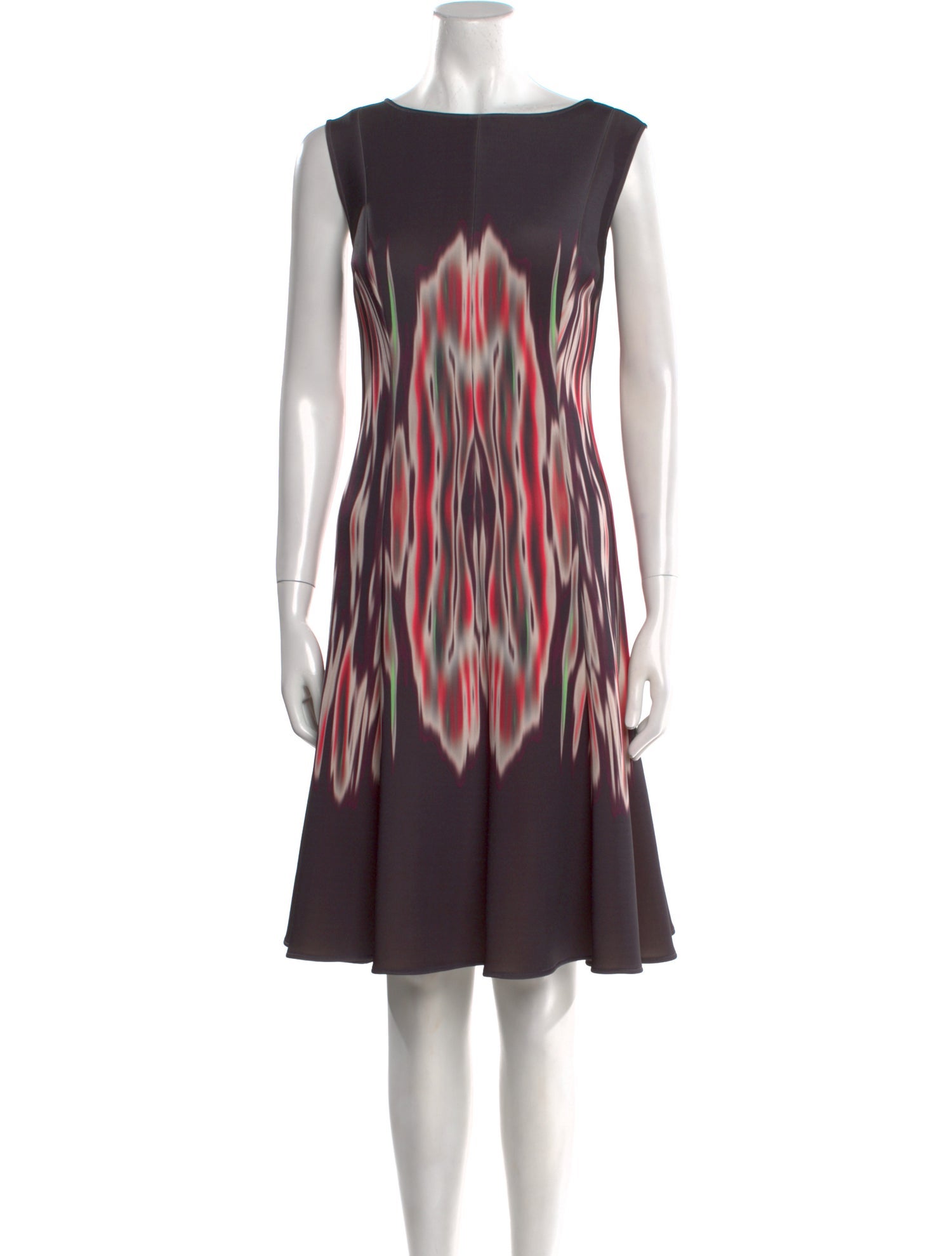 Teri Jon by Rickie Freeman Printed Knee-Length Dress