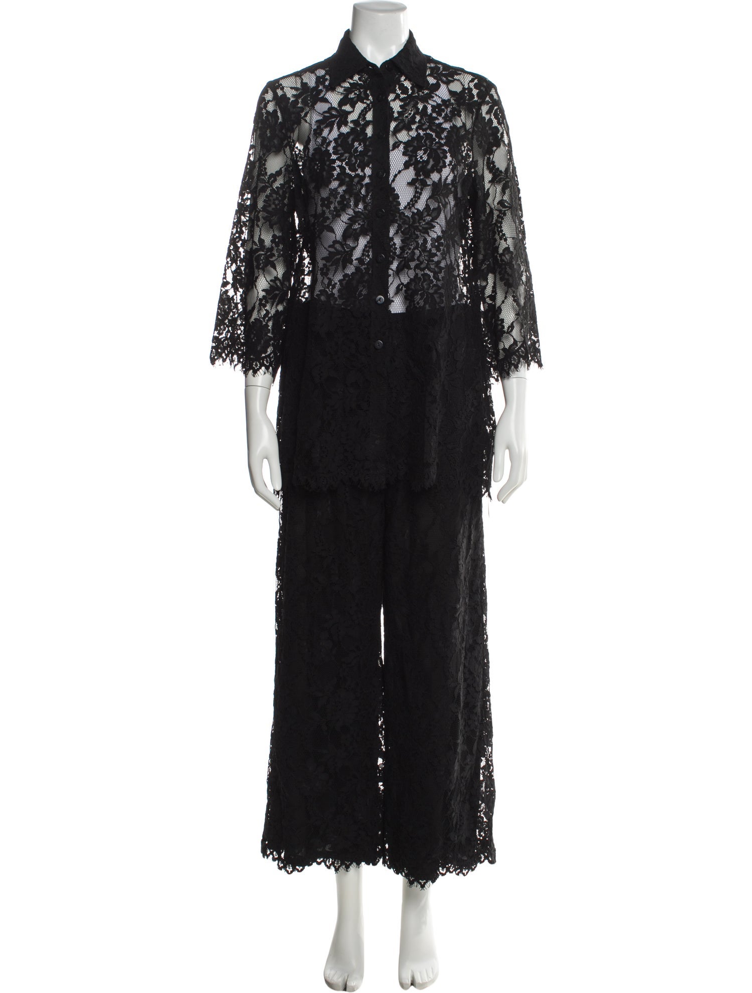 Teri Jon by Rickie Freeman Nylon Lace Pattern Set