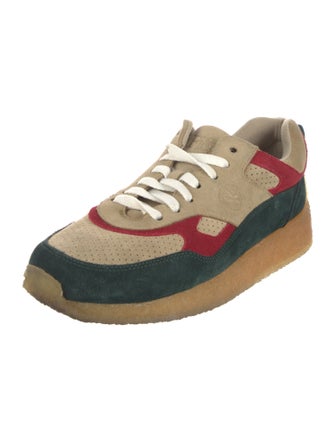 Ronnie Fieg Suede Colorblock Pattern Sneakers