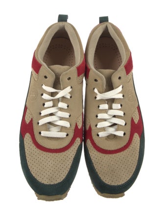 Ronnie Fieg Suede Colorblock Pattern Sneakers
