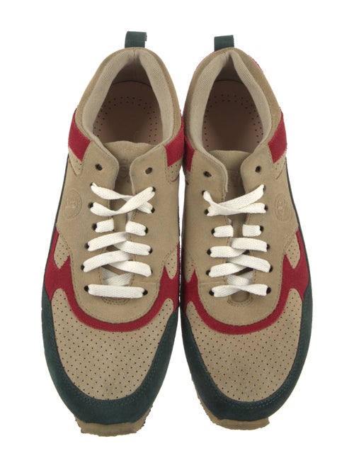 Ronnie Fieg Suede Colorblock Pattern Sneakers