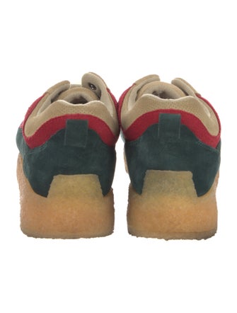 Ronnie Fieg Suede Colorblock Pattern Sneakers