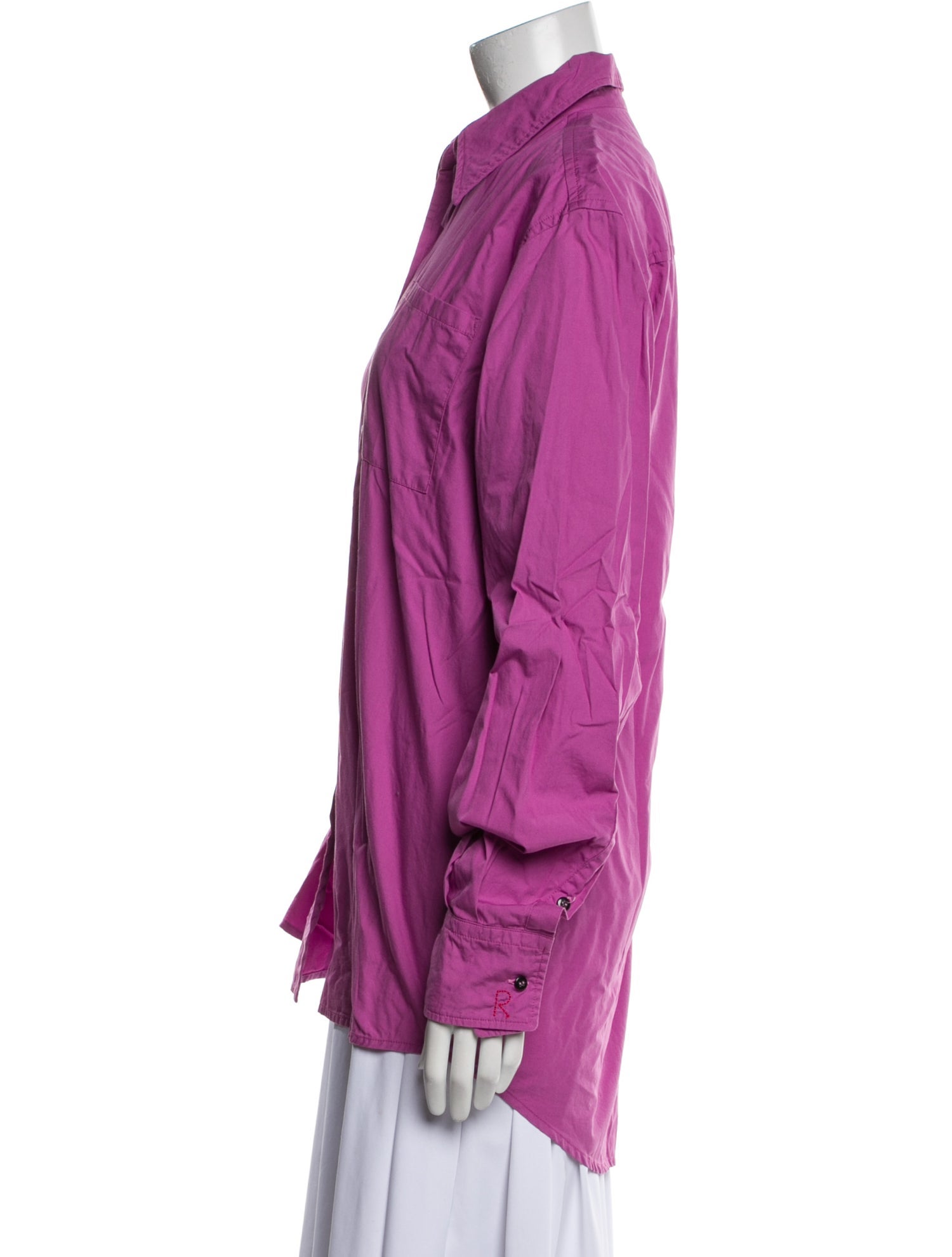 Rika Studios Long Sleeve Button-Up Top