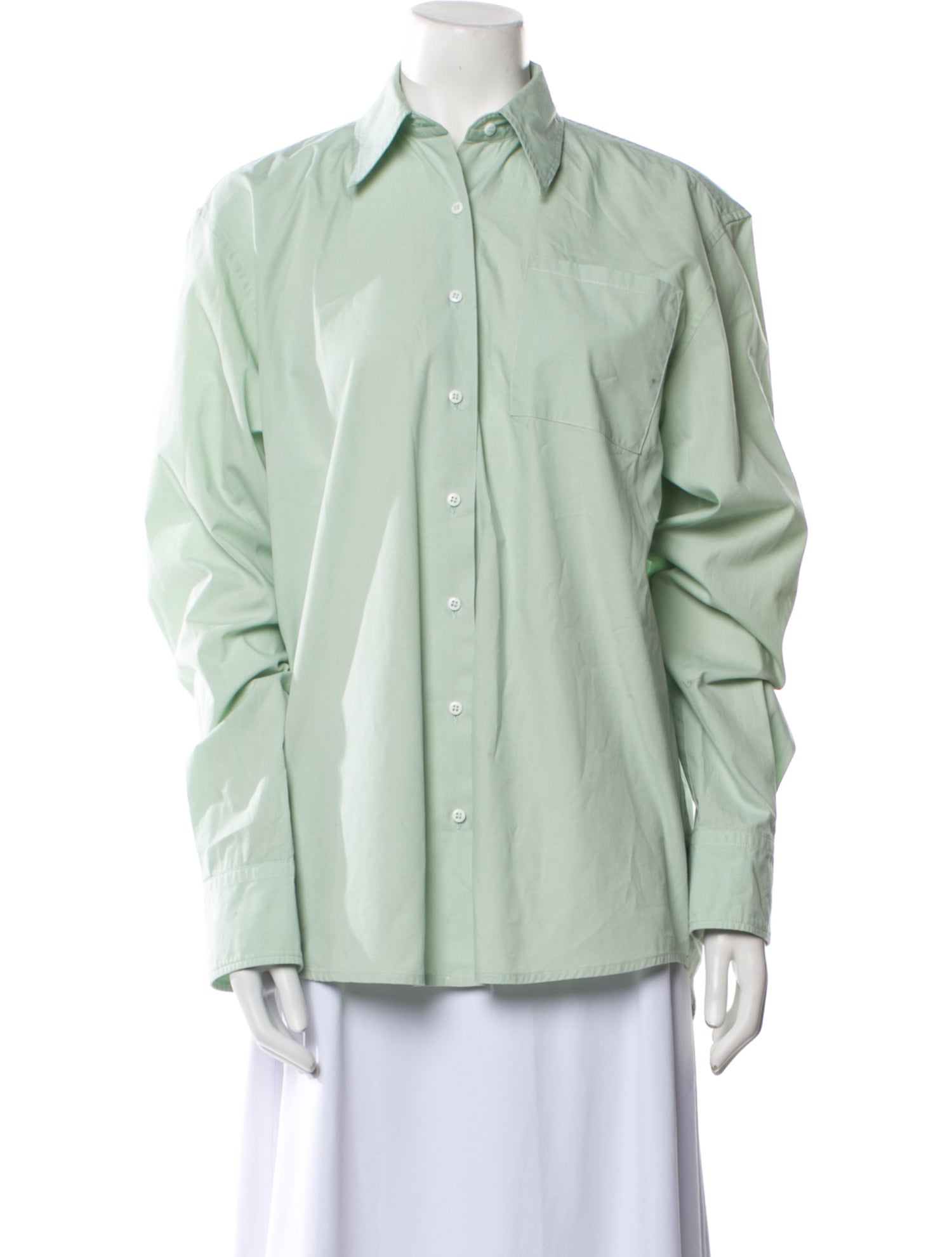 Rika Studios Long Sleeve Button-Up Top