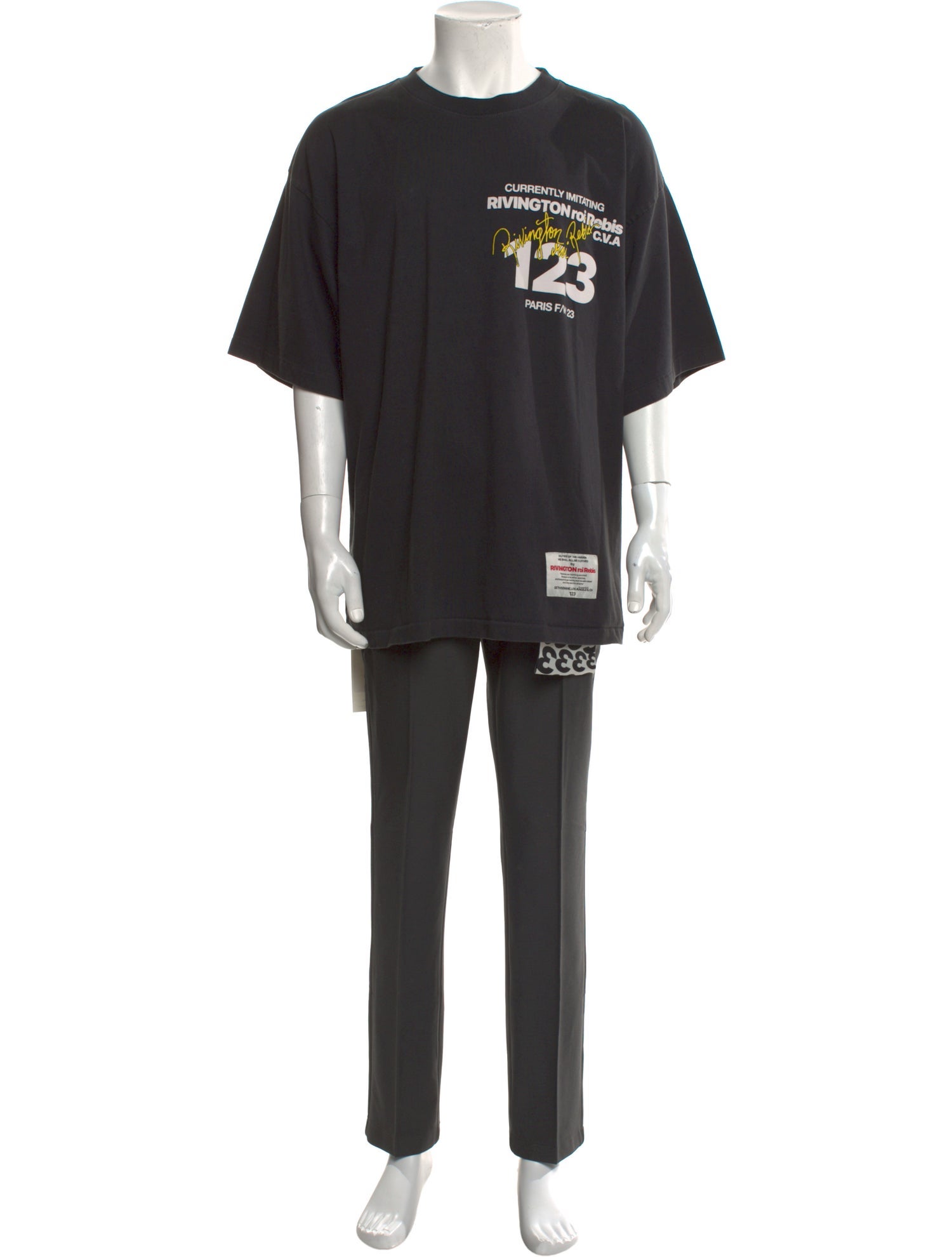 Rivington roi Rebis Graphic Print Crew Neck T-Shirt