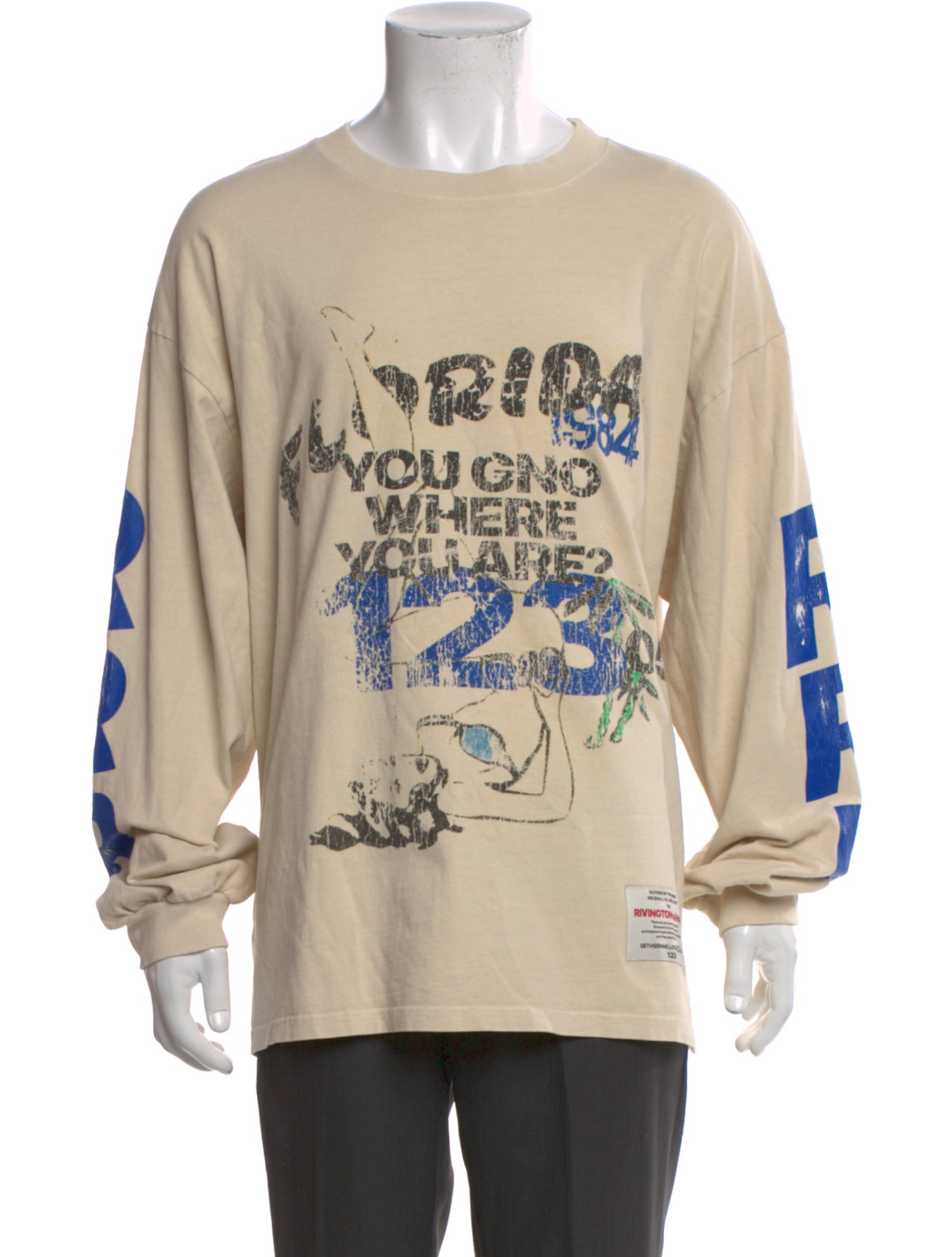 Graphic Print Crew Neck T-Shirt