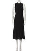 Rixo x Ciao Lucia Mock Neck Midi Length Dress