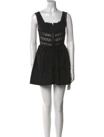 Rixo x Ciao Lucia Square Neckline Mini Dress