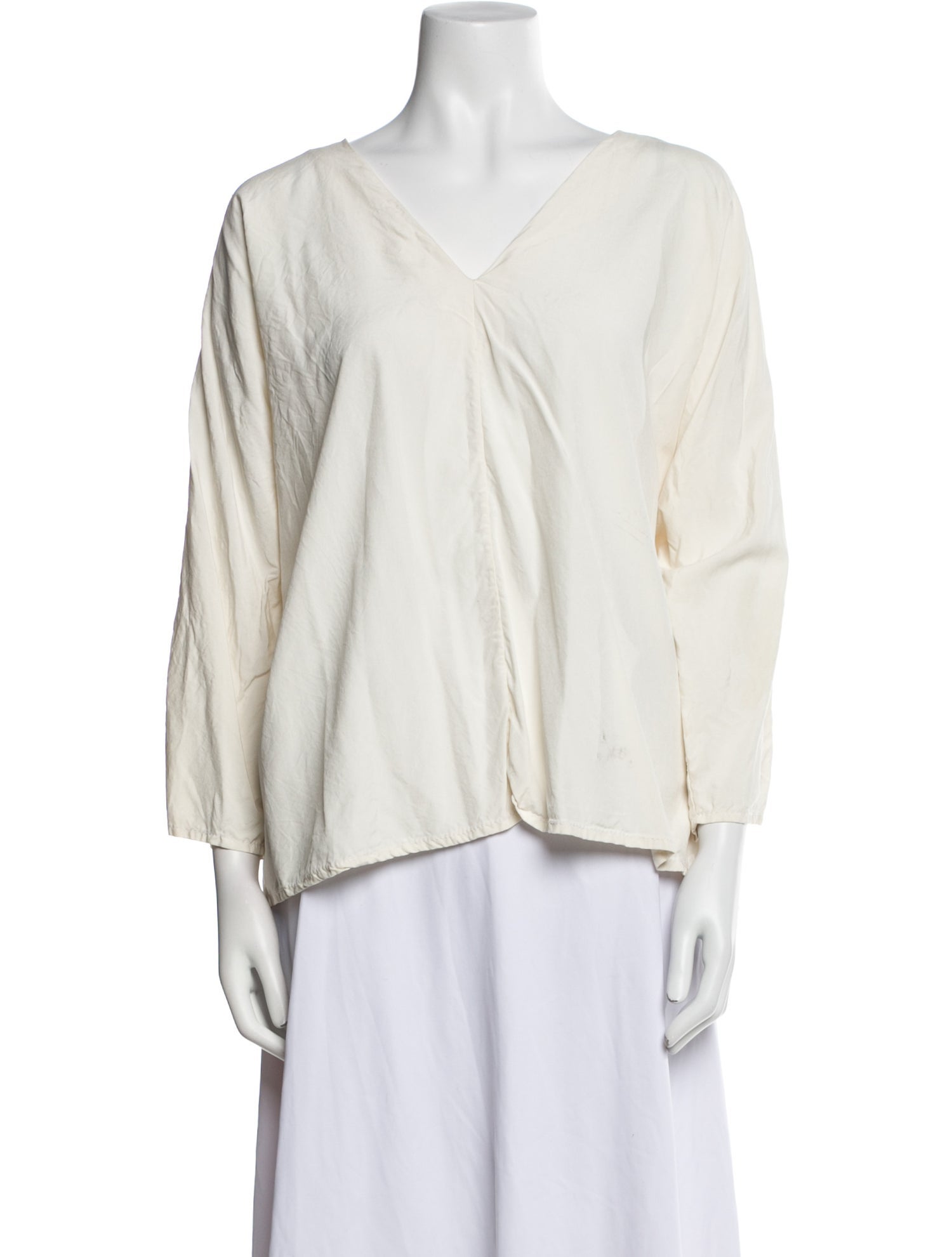 Communitie Silk V-Neck Blouse