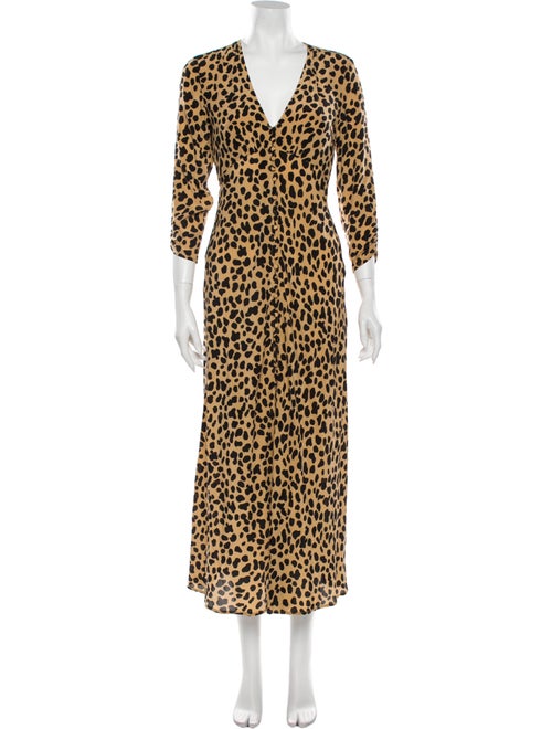 Rixo Silk Long Dress