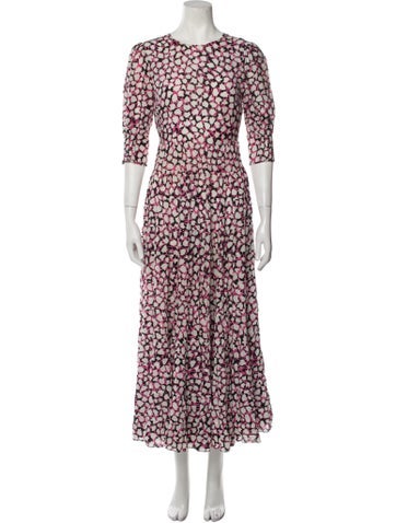 Rixo Dresses Floral Print Long Dress XS