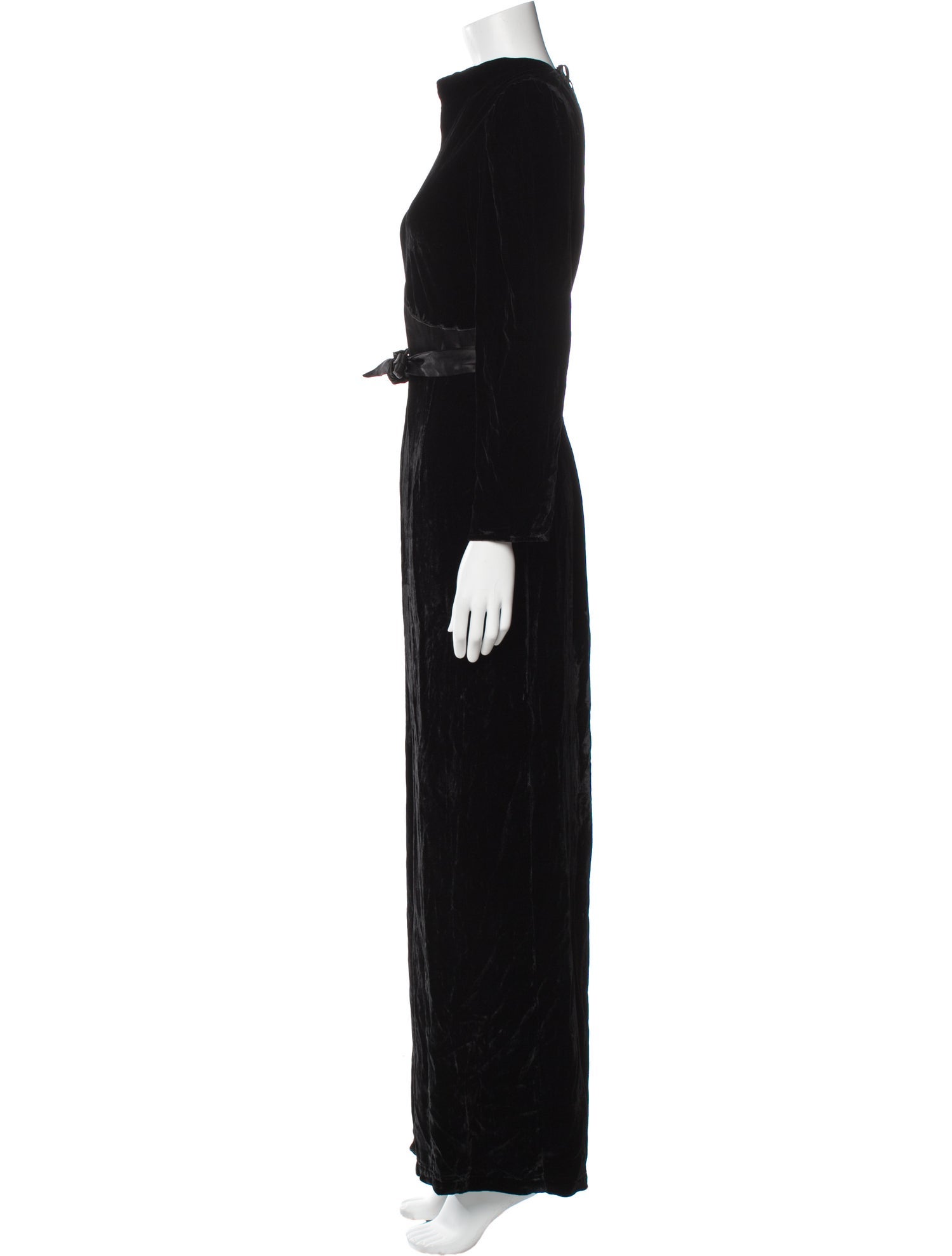 RIXO Mock Neck Jumpsuit