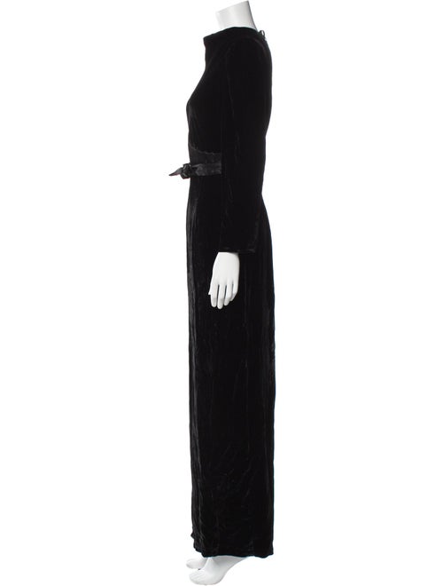 RIXO Mock Neck Jumpsuit