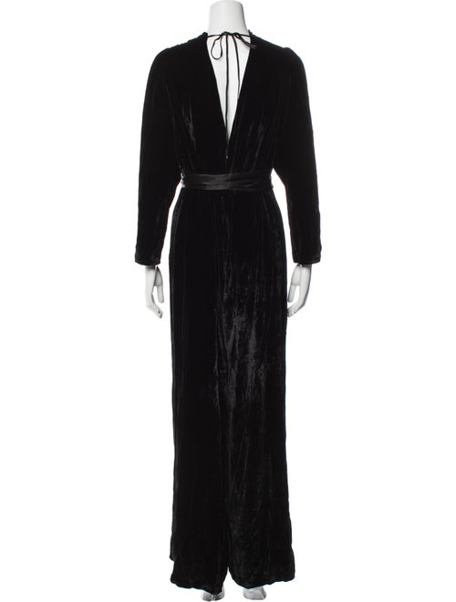 RIXO Mock Neck Jumpsuit