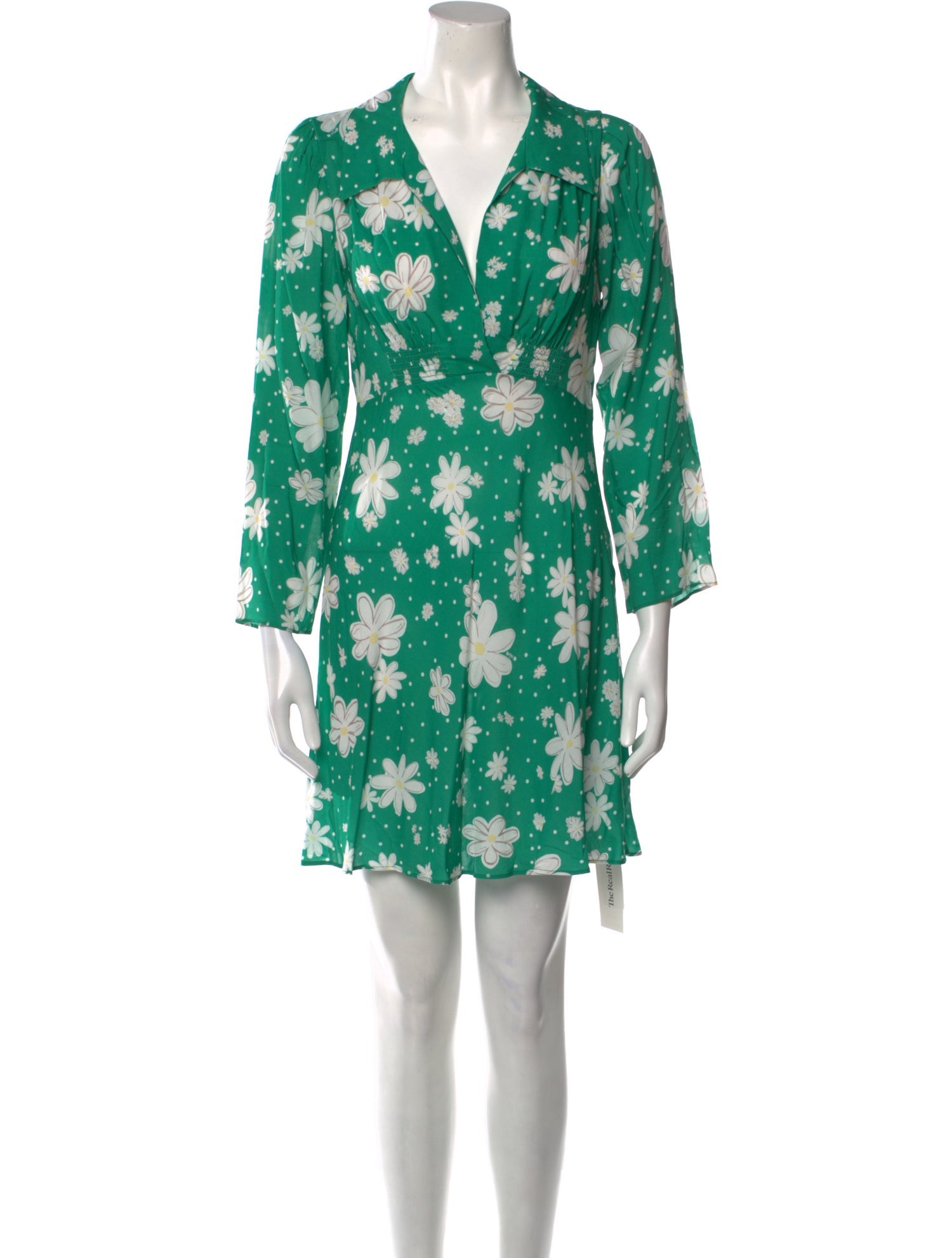 RIXO Silk Mini Dress