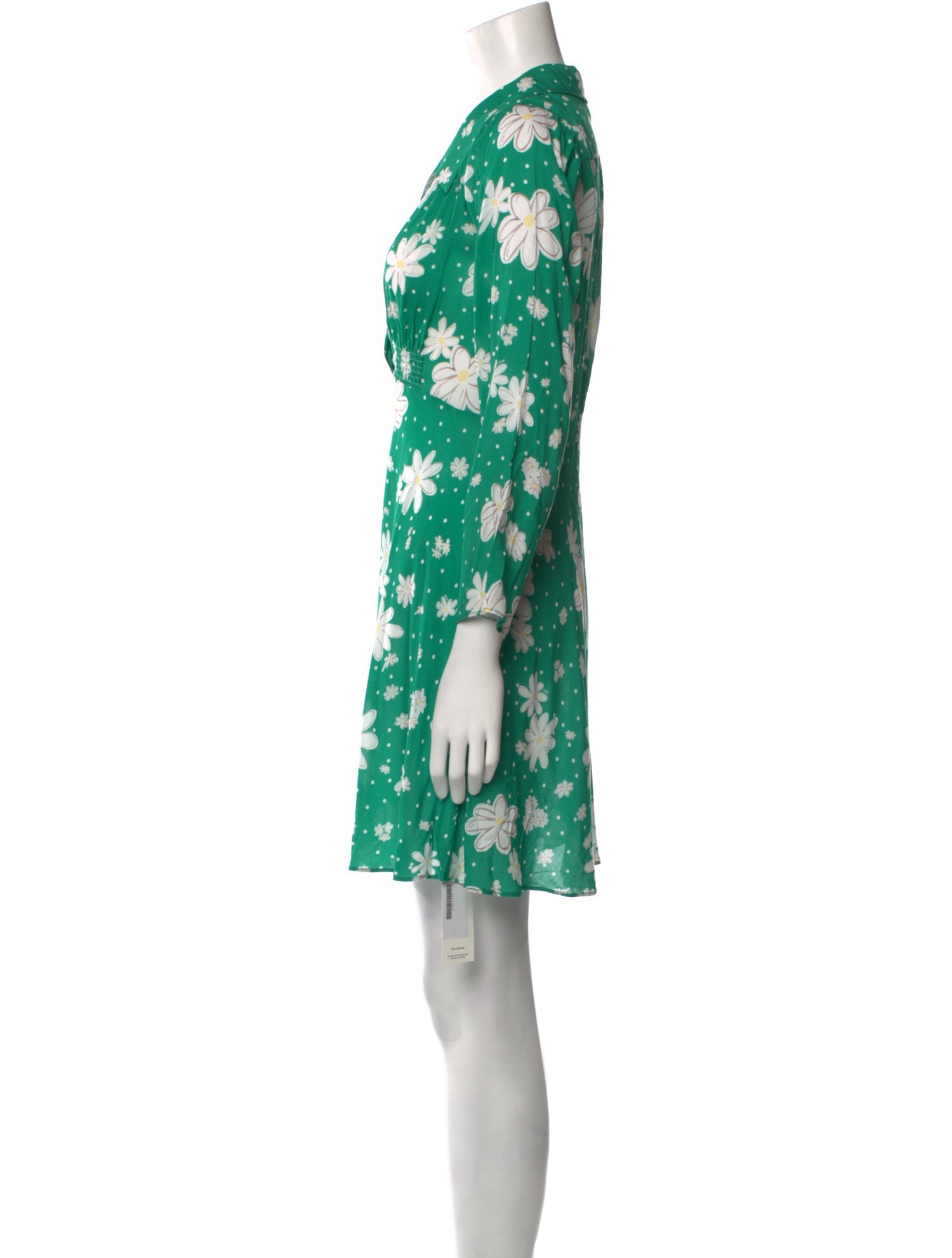 RIXO Silk Mini Dress