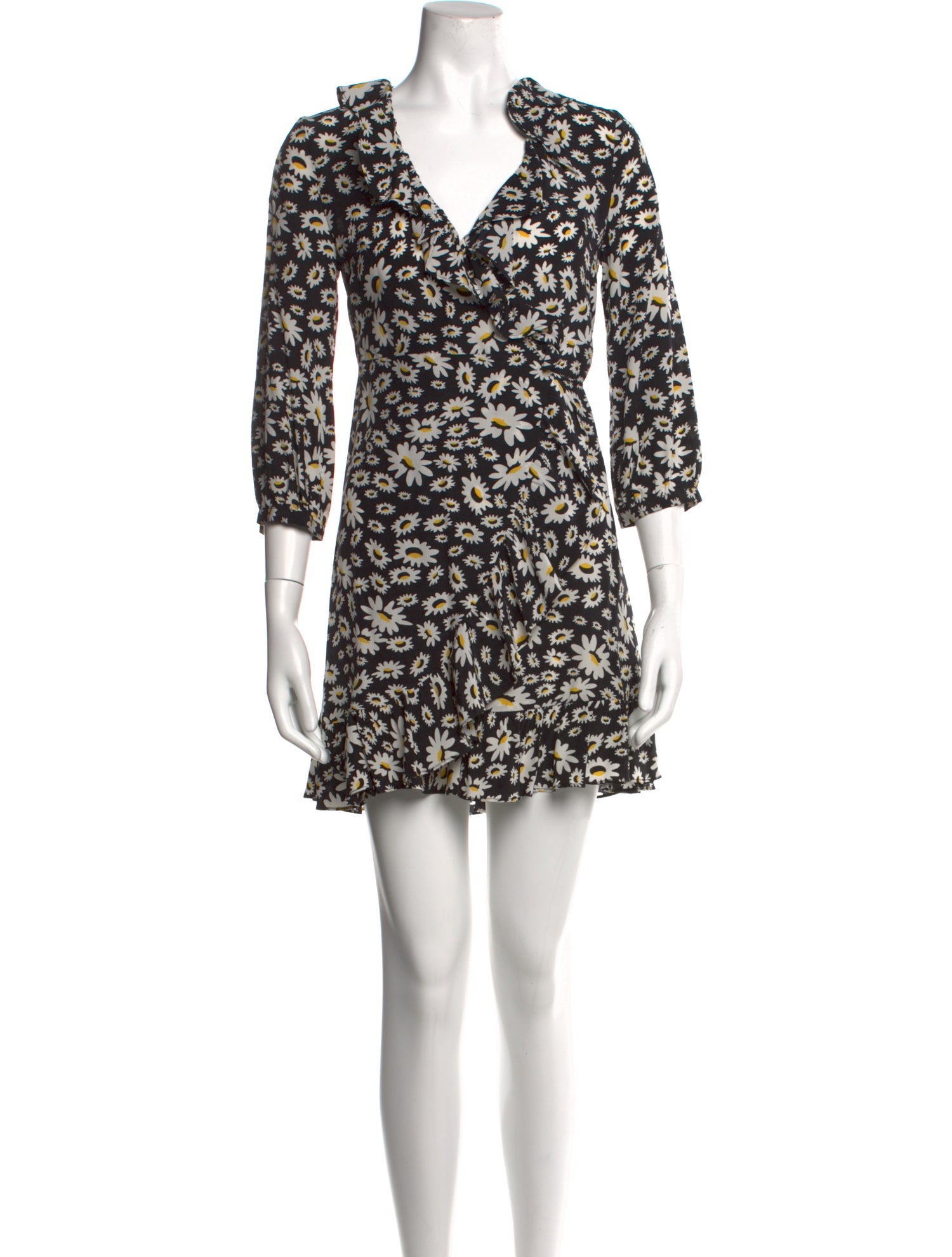 RIXO Silk Mini Dress