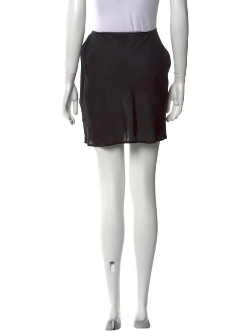 RIXO Mesh Accents Mini Skirt
