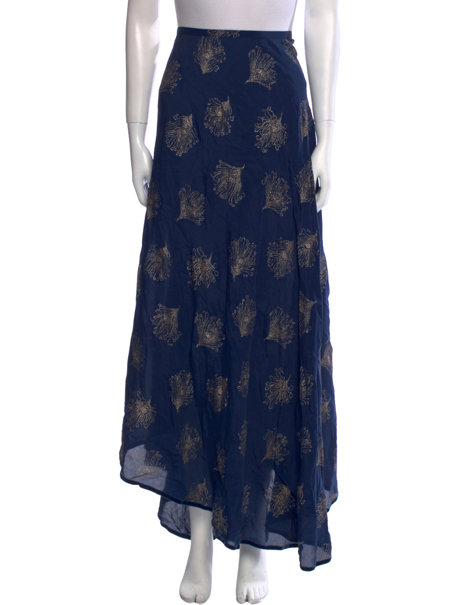 RIXO Printed Midi Length Skirt w/ Tags