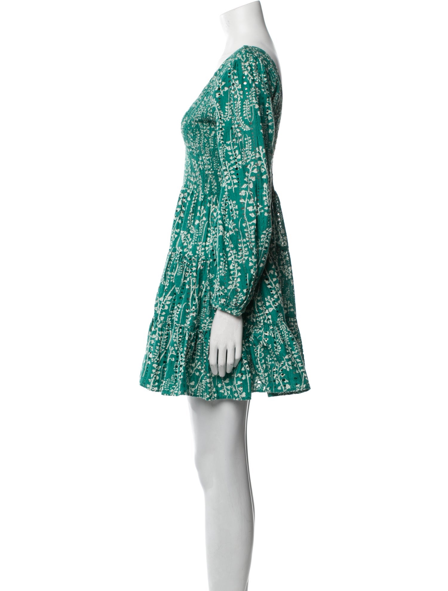 RIXO Printed Mini Dress