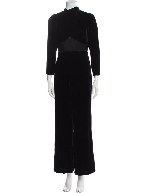 RIXO Mock Neck Jumpsuit
