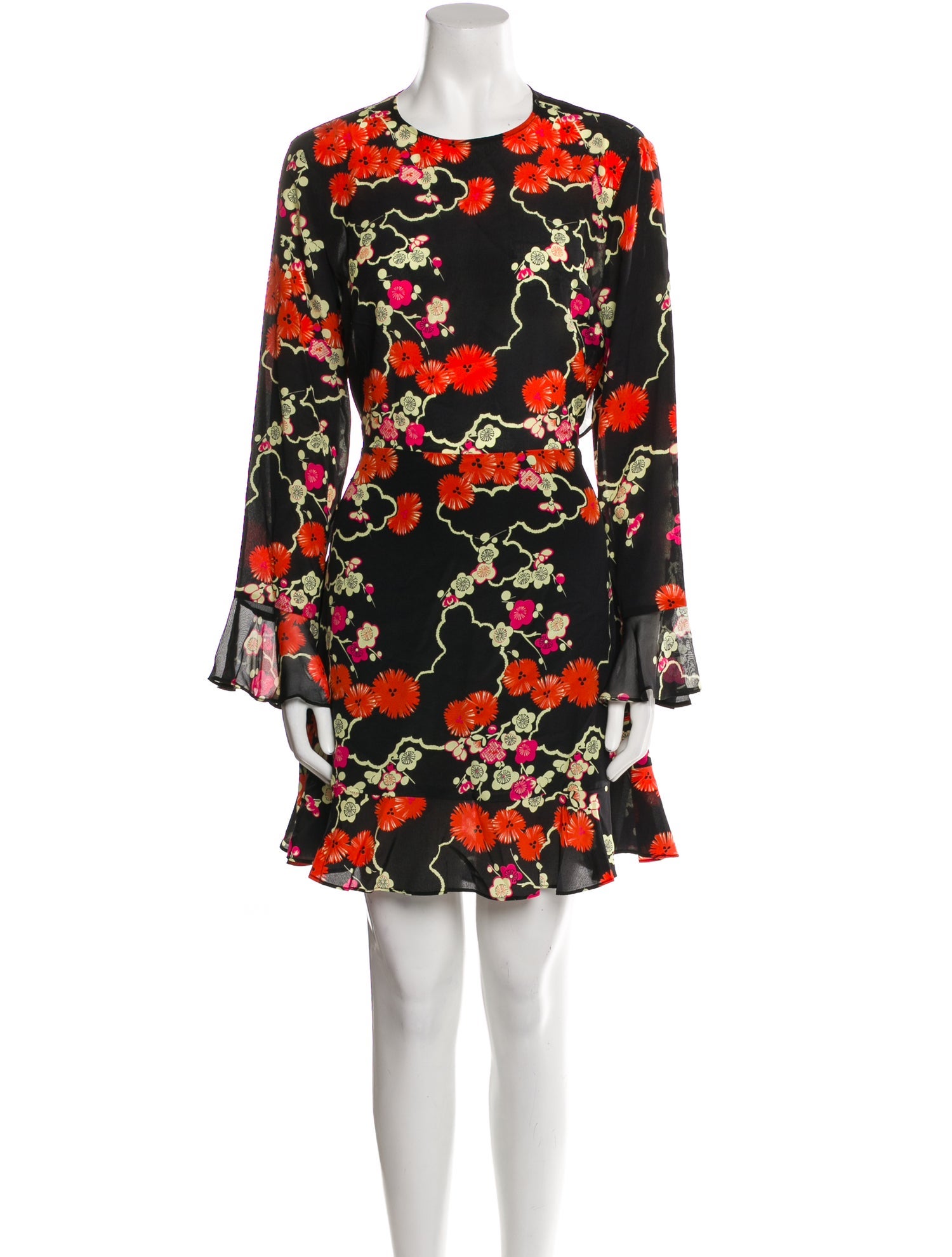 RIXO Silk Mini Dress