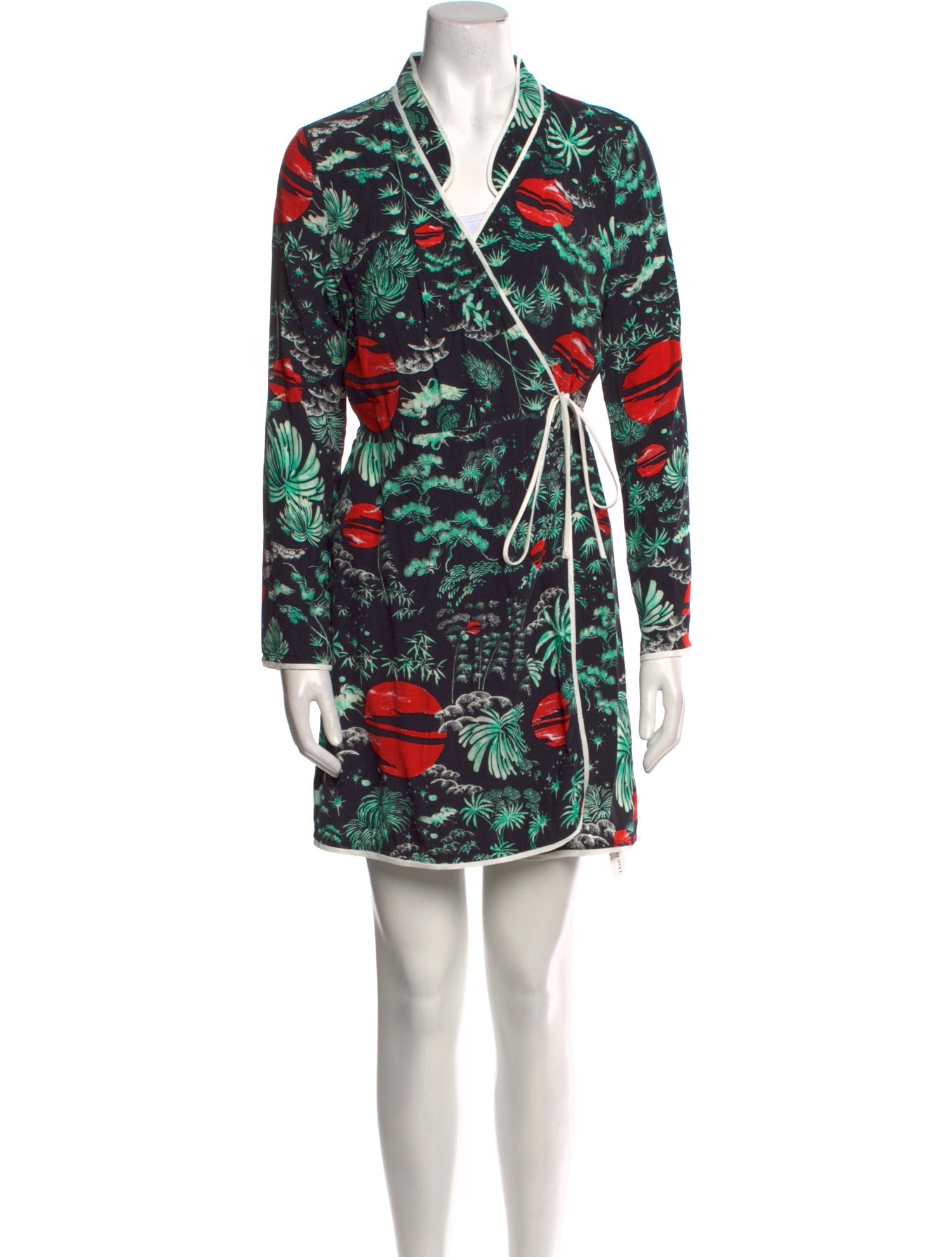 RIXO Printed Mini Dress