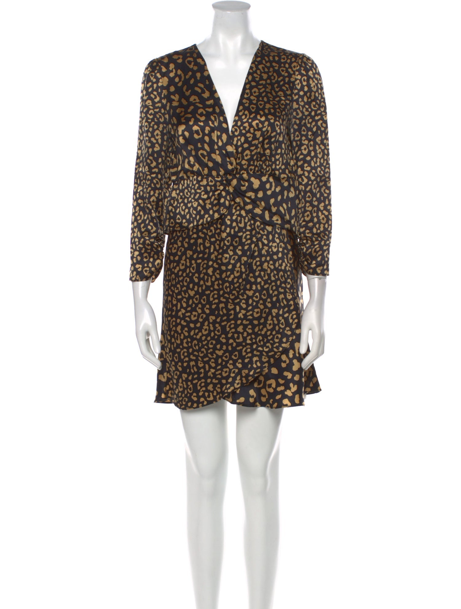 RIXO Silk Mini Dress