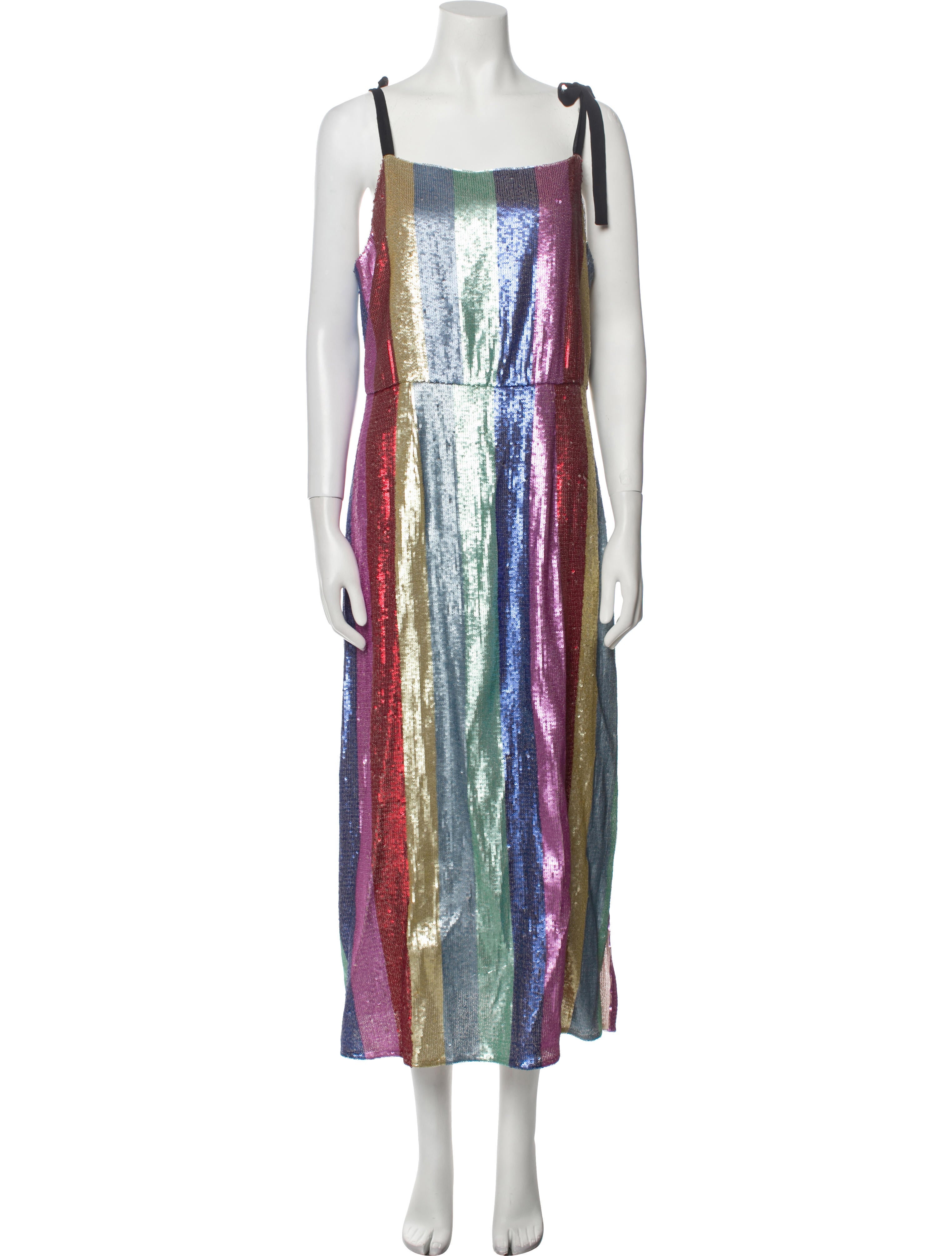 RIXO Printed Long Dress w/ Tags