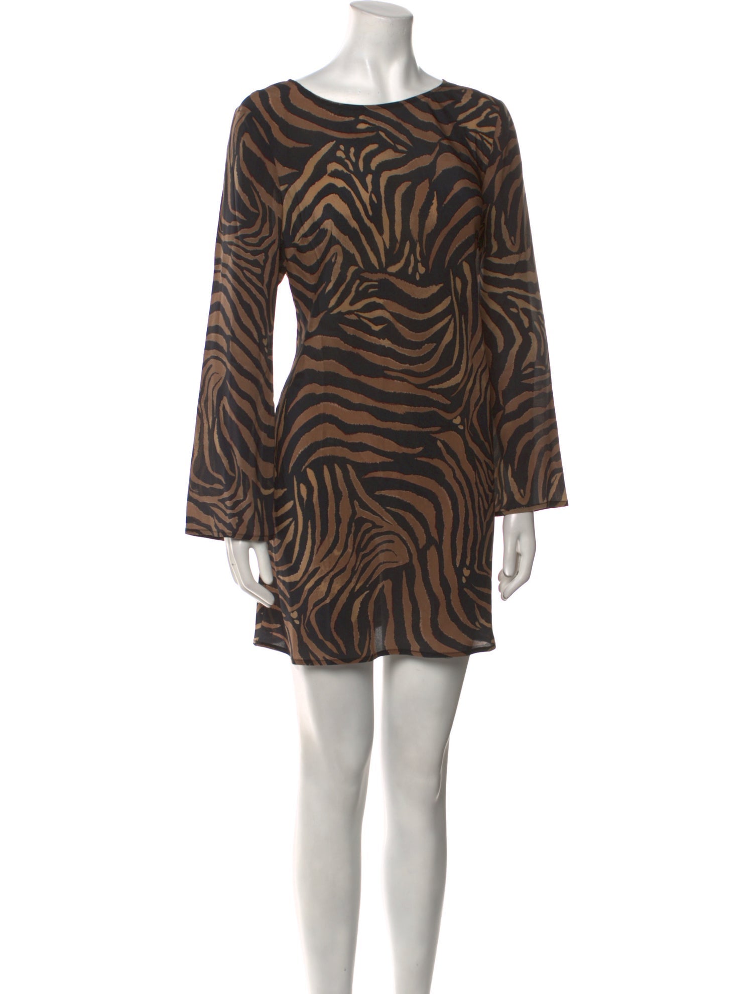 RIXO Silk Mini Dress