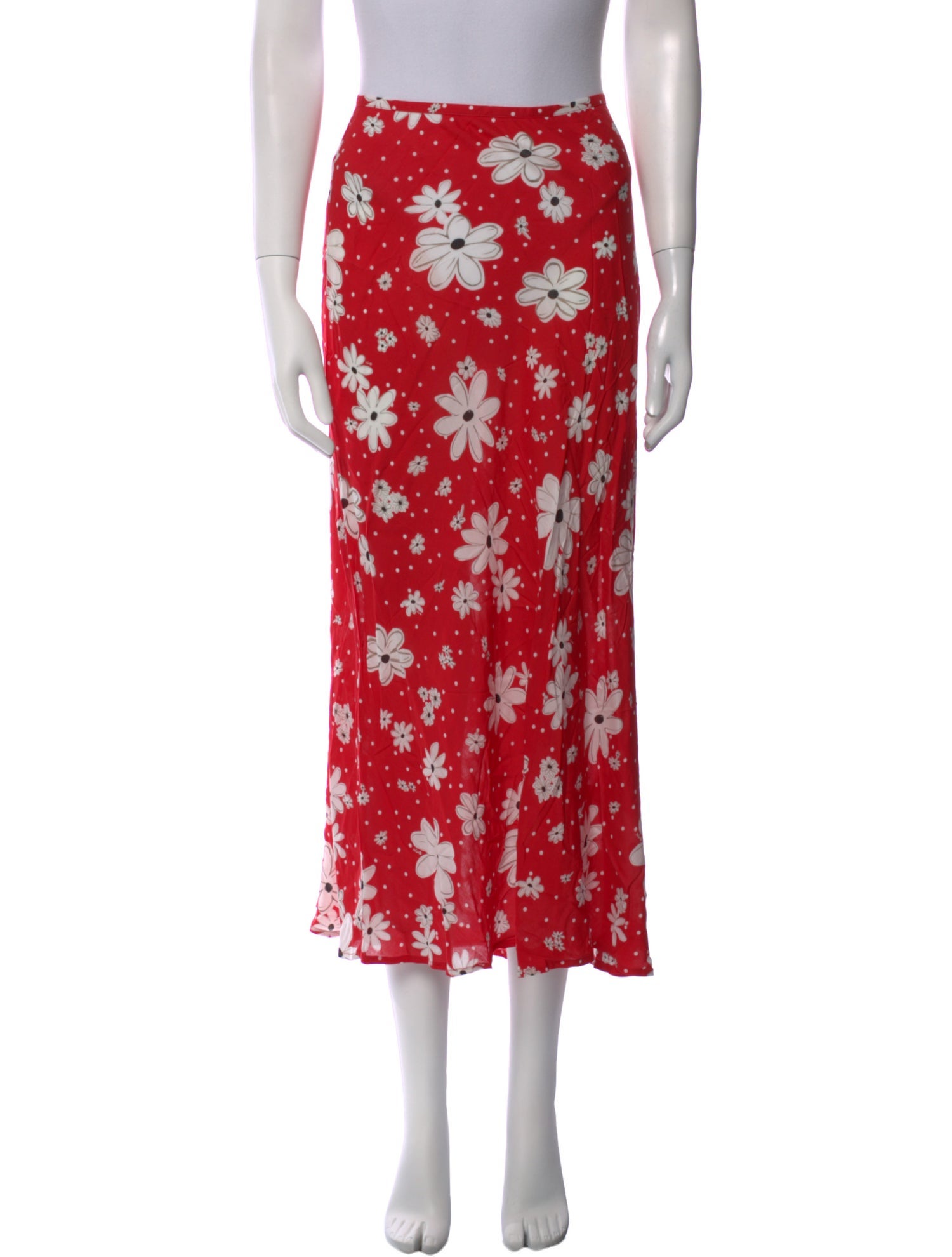 RIXO Floral Print Midi Length Skirt w/ Tags