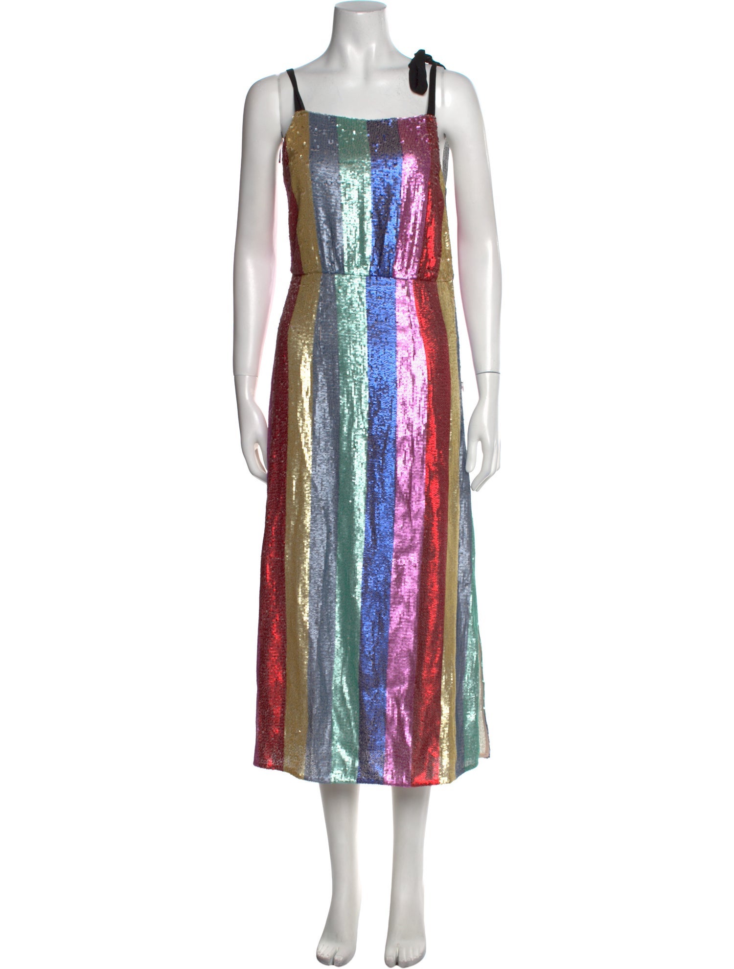 RIXO Printed Midi Length Dress w/ Tags