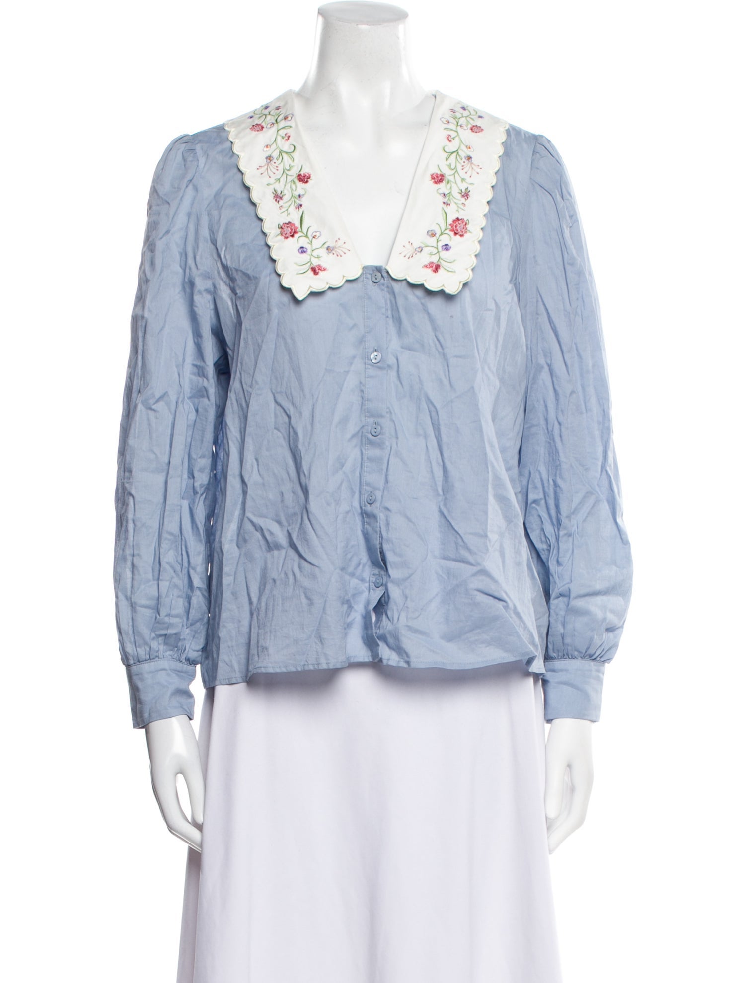 RIXO Long Sleeve Blouse