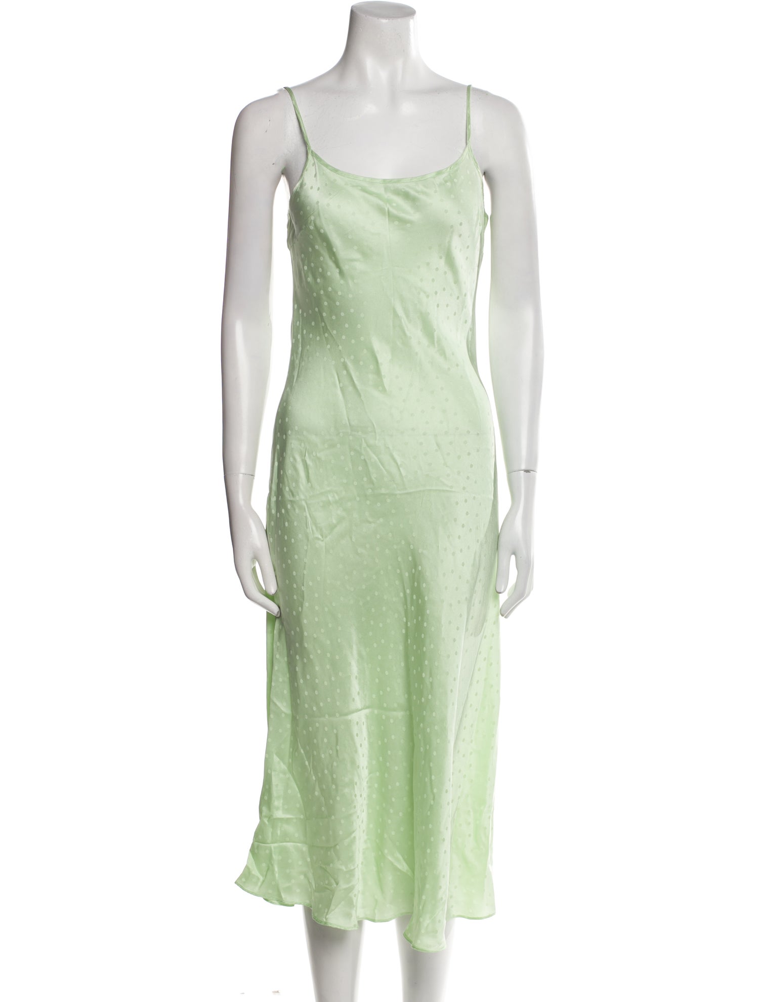 RIXO Silk Long Dress