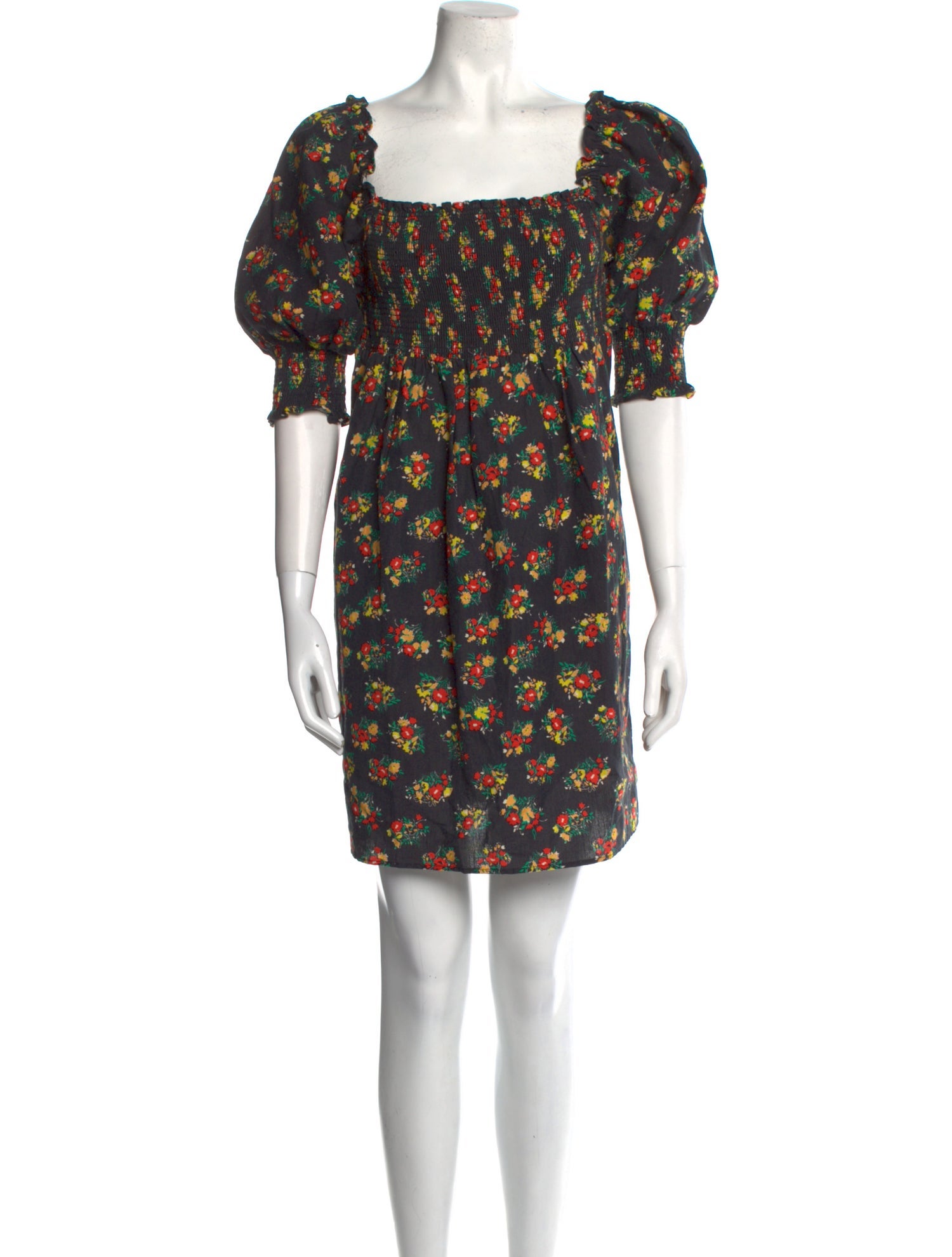 RIXO Linen Mini Dress