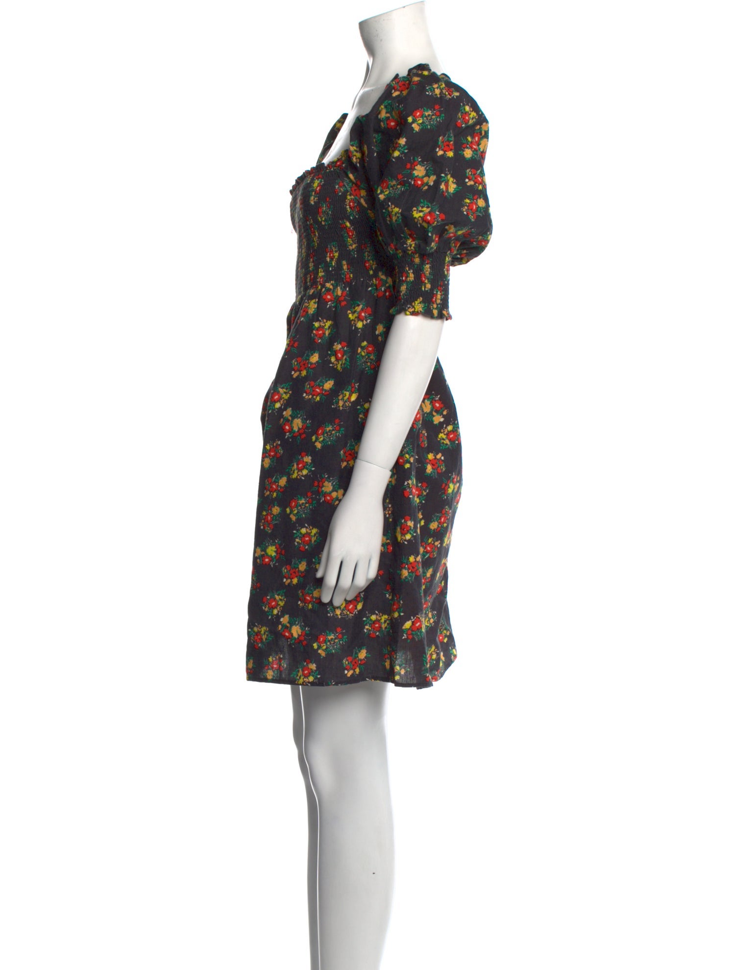 RIXO Linen Mini Dress